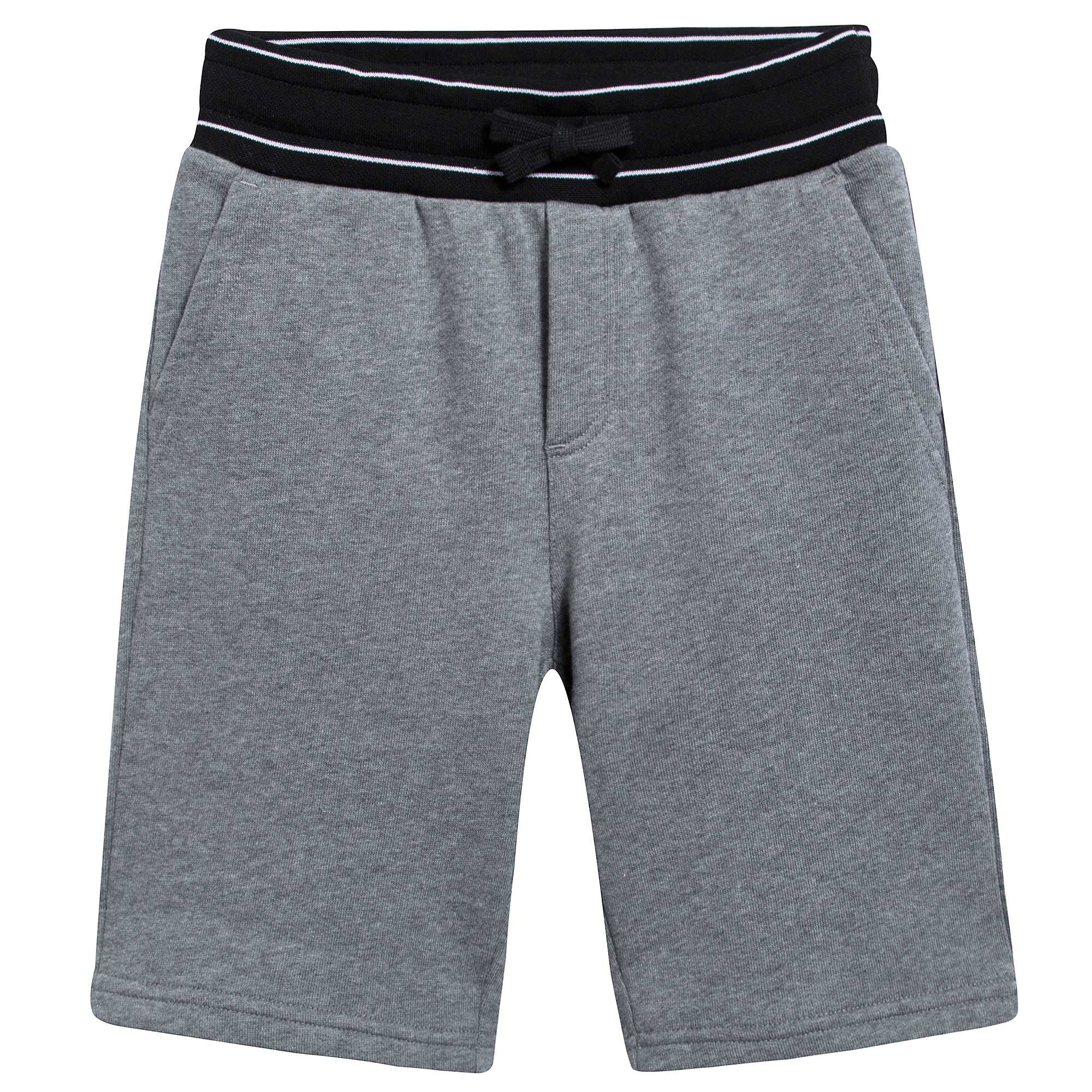 Boys Grey Logo Joggers