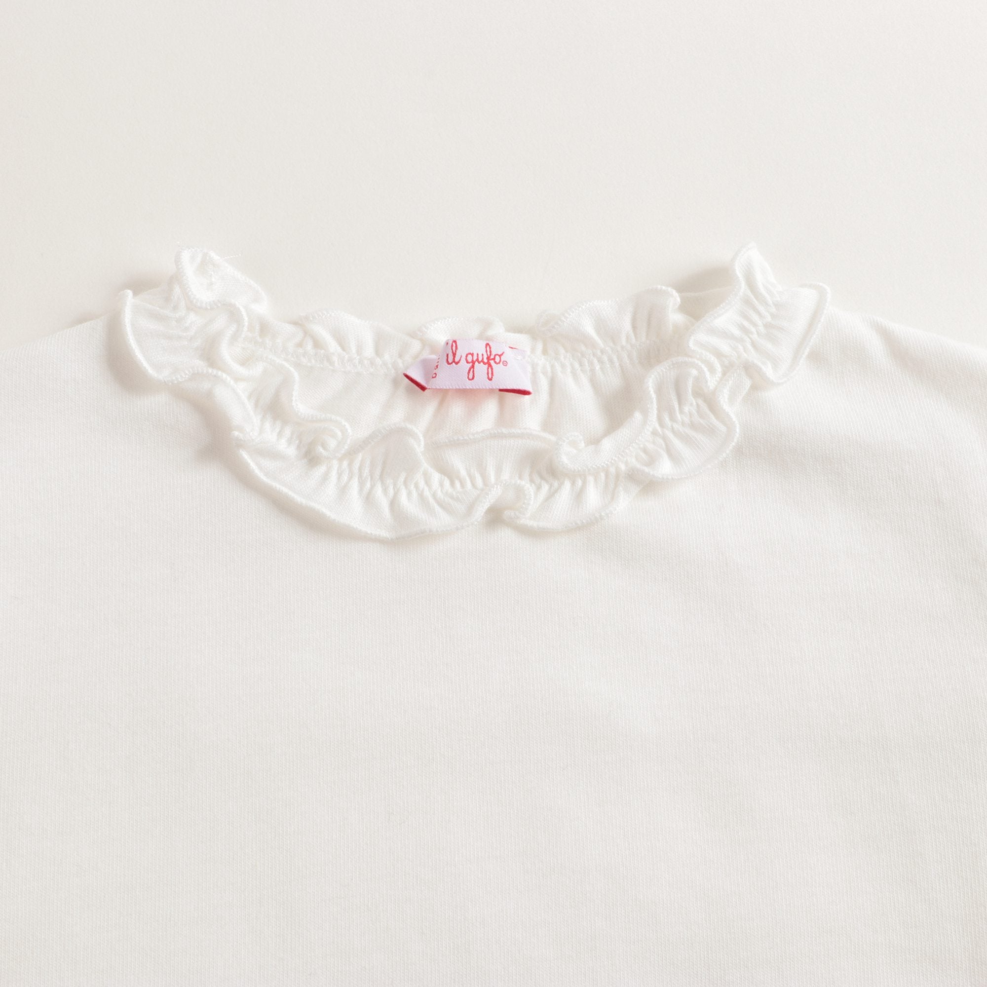 Girls White Cotton Shirt