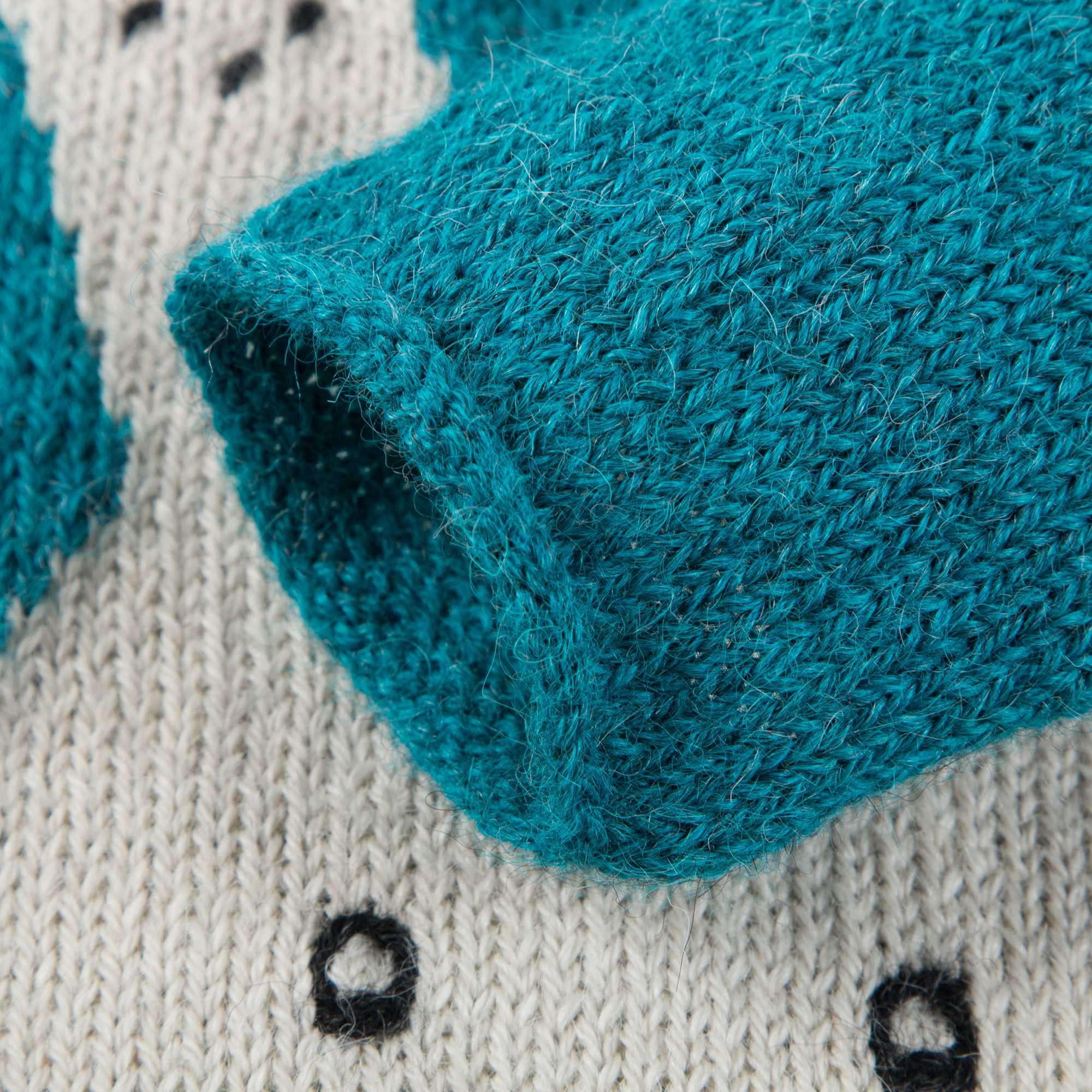 Baby Bay Blue Bunny Alpaca  Sweater