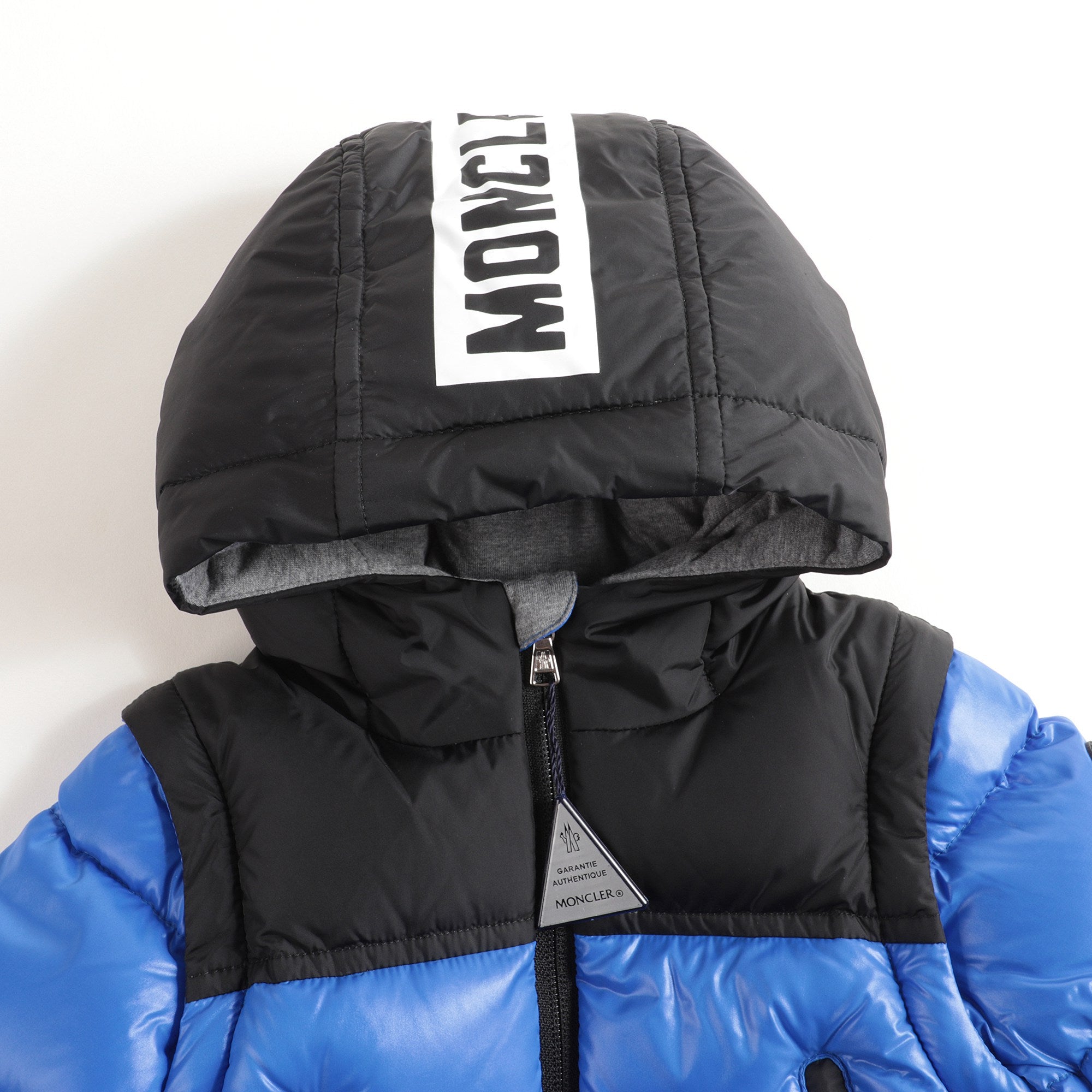 Baby Boys Blue "DUC" Padded Down Jacket