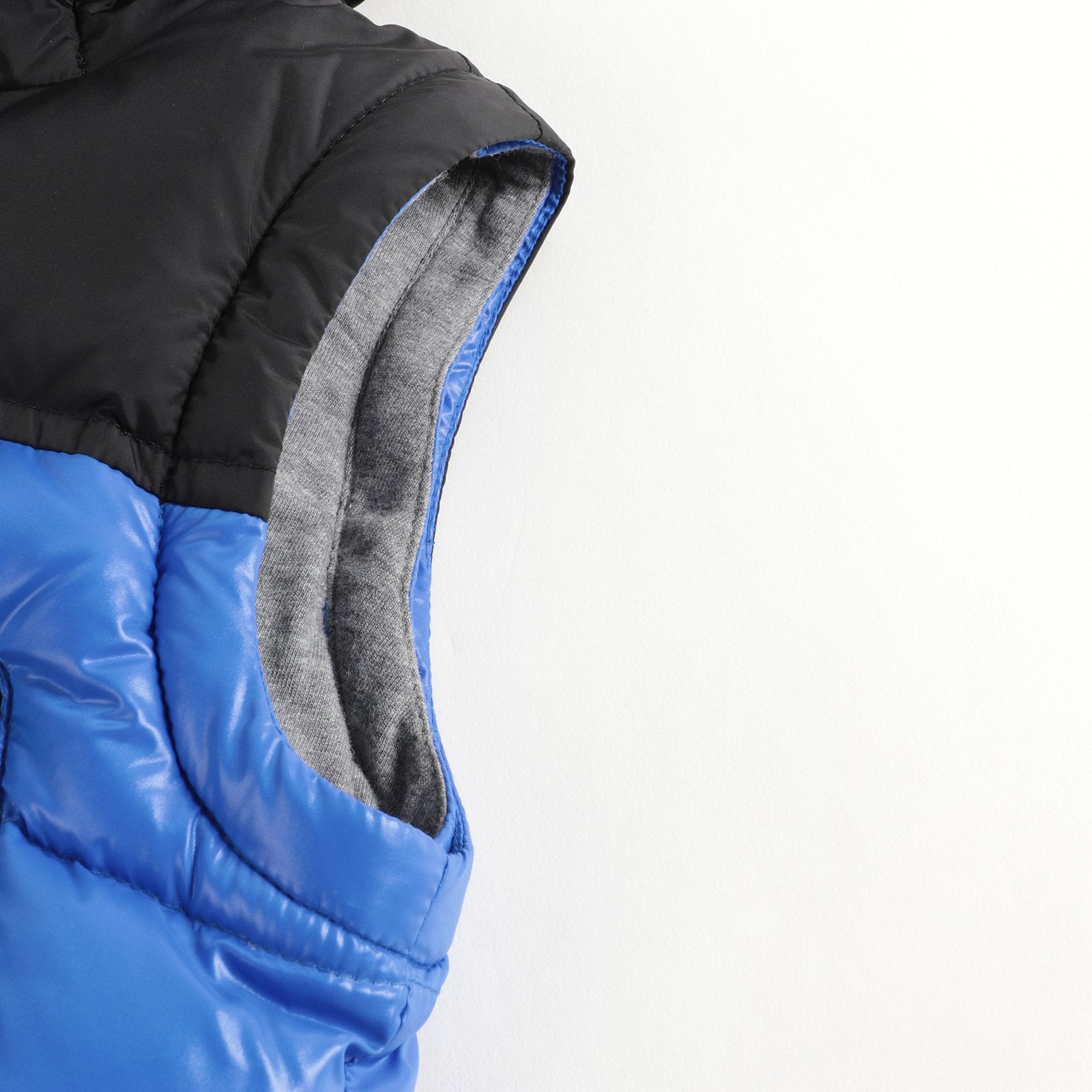 Baby Boys Blue "DUC" Padded Down Jacket