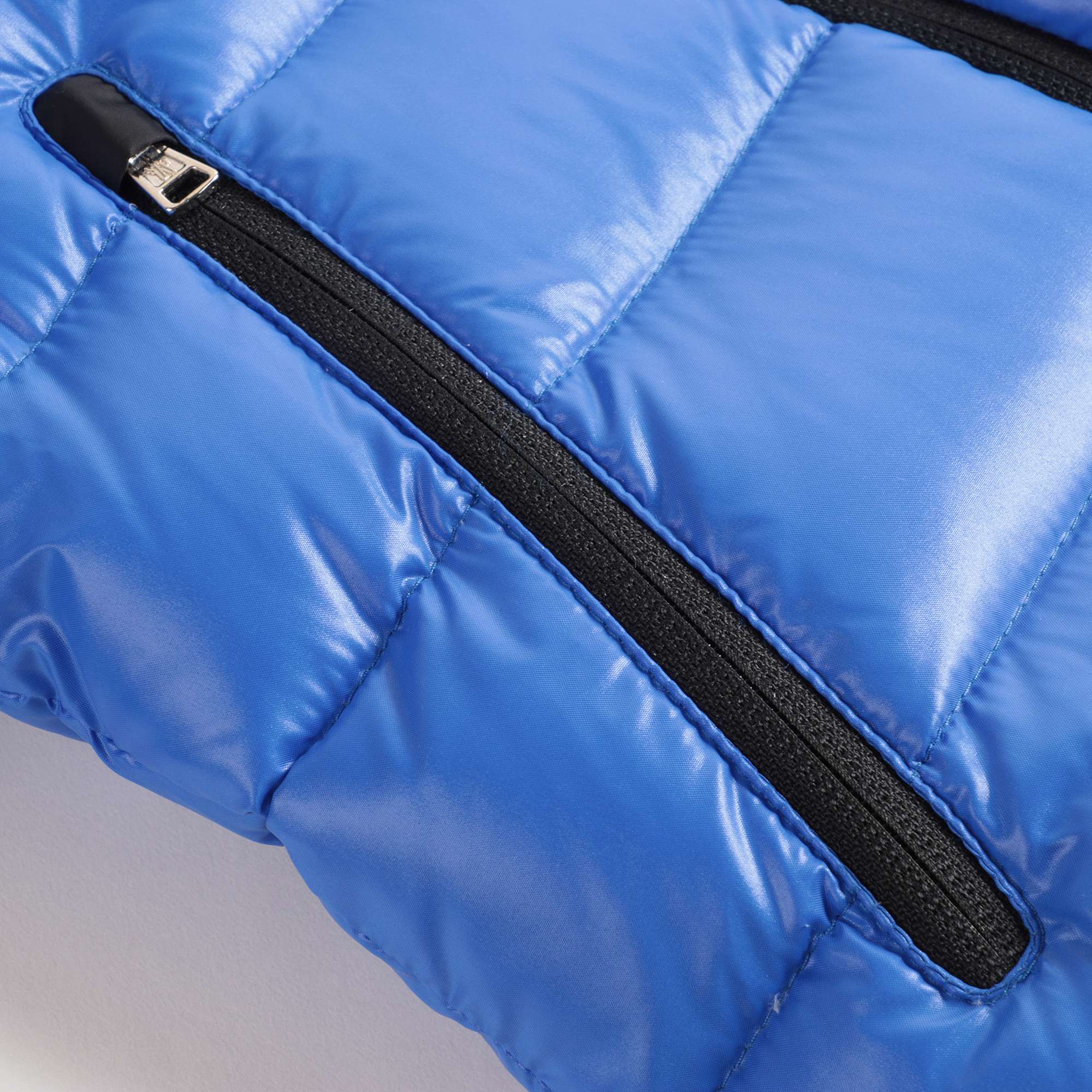 Baby Boys Blue "DUC" Padded Down Jacket