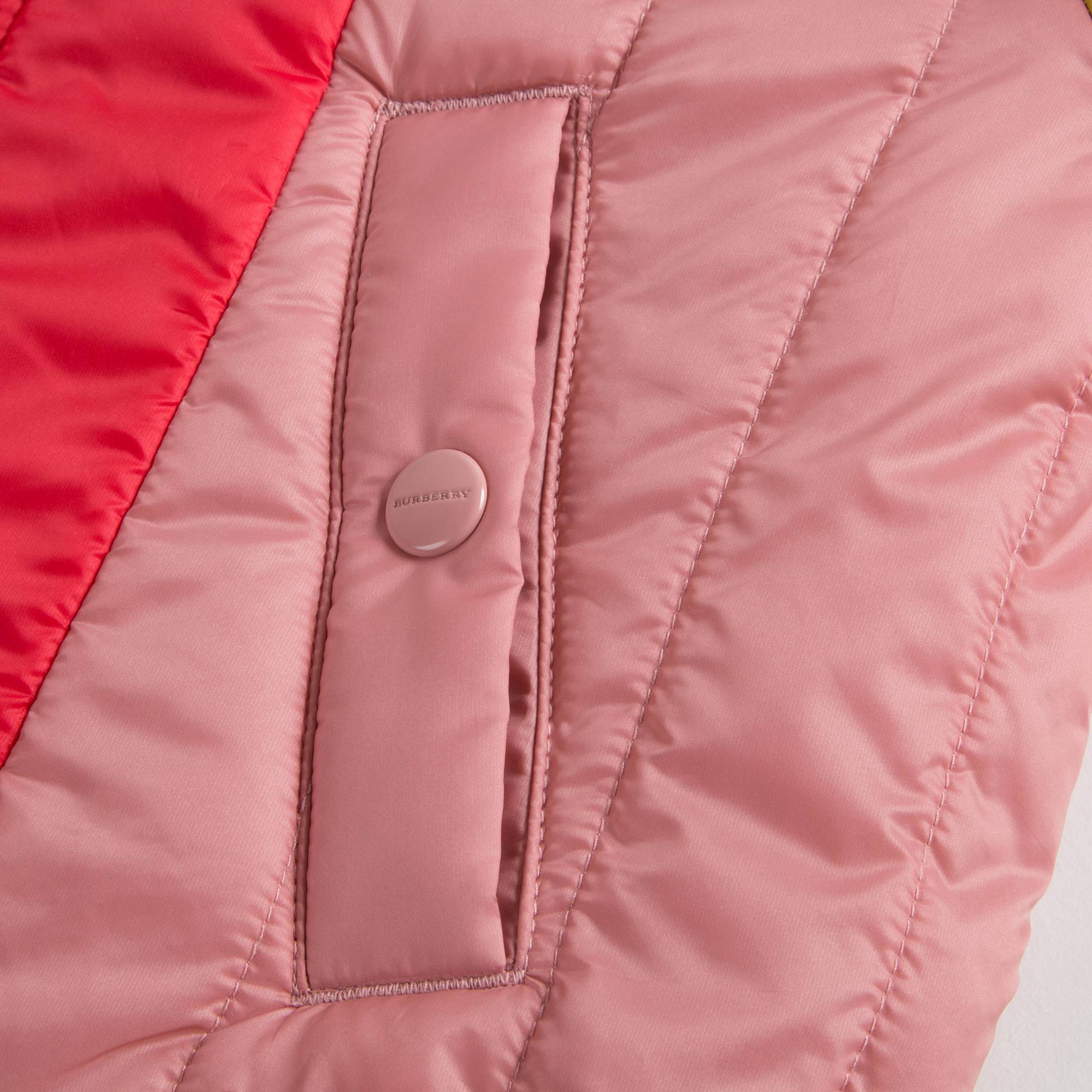 Baby Girls Bright Orange Red Coat