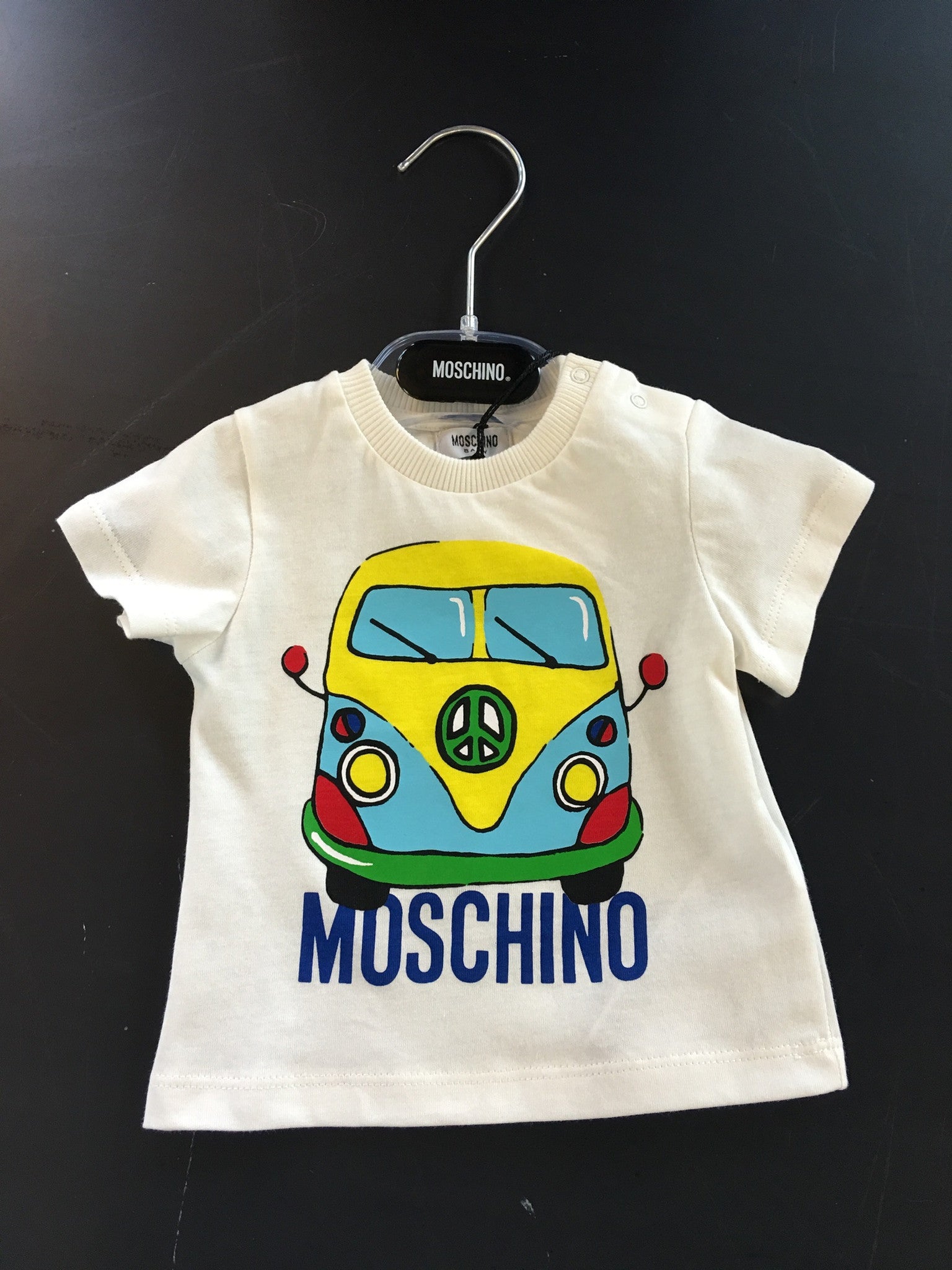 Baby Boys Ivory Cotton T-Shirt