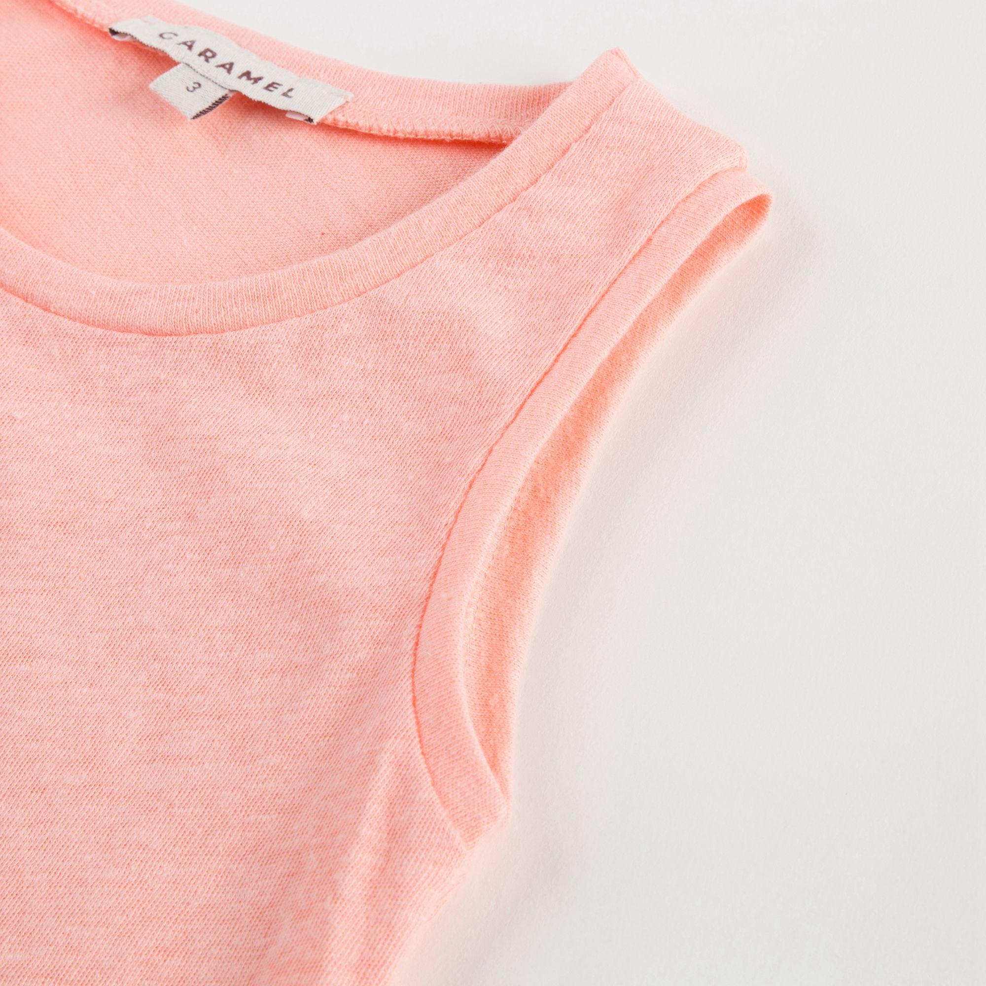 Girls Pink Cotton Vest