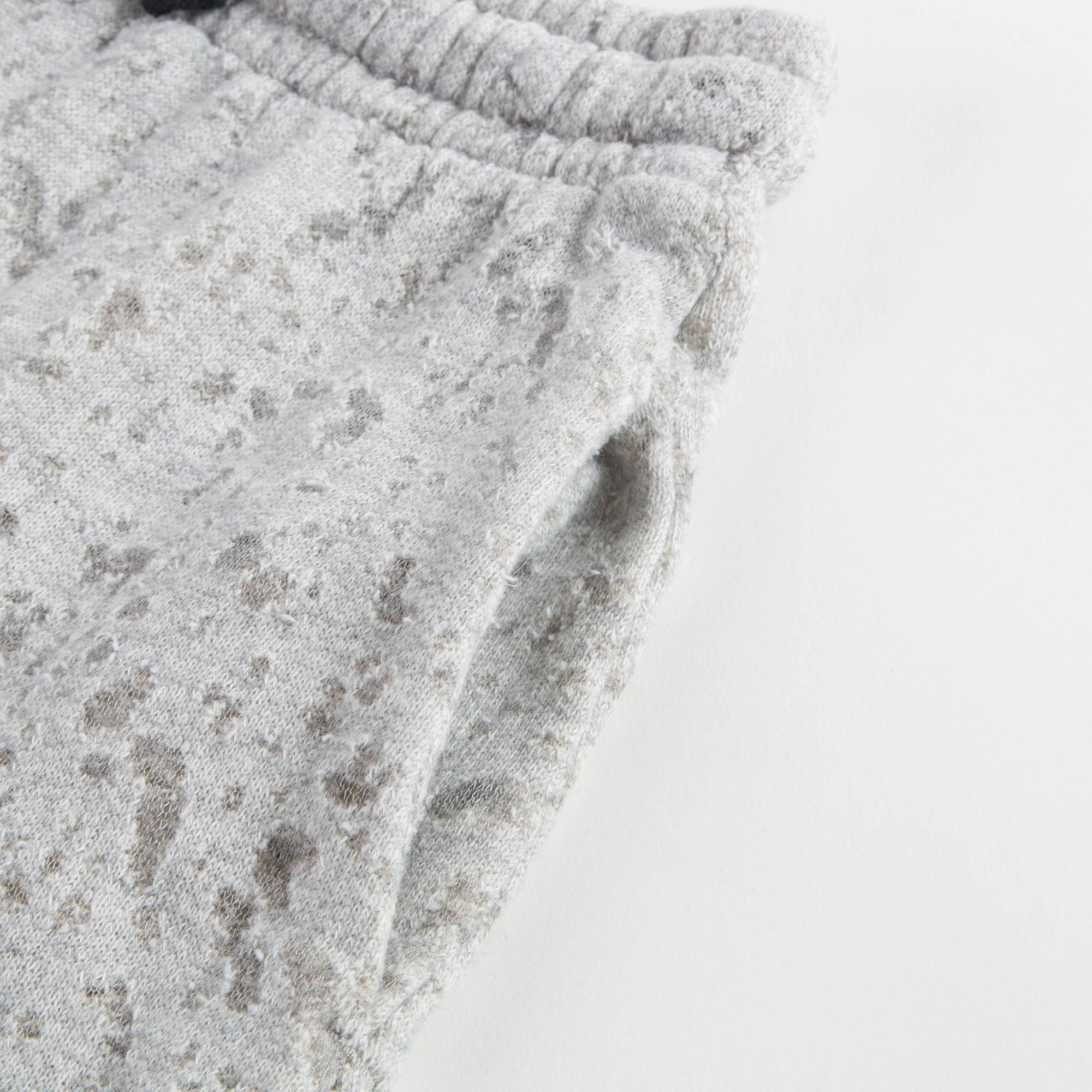 Boys Heather Grey Cotton Trousers