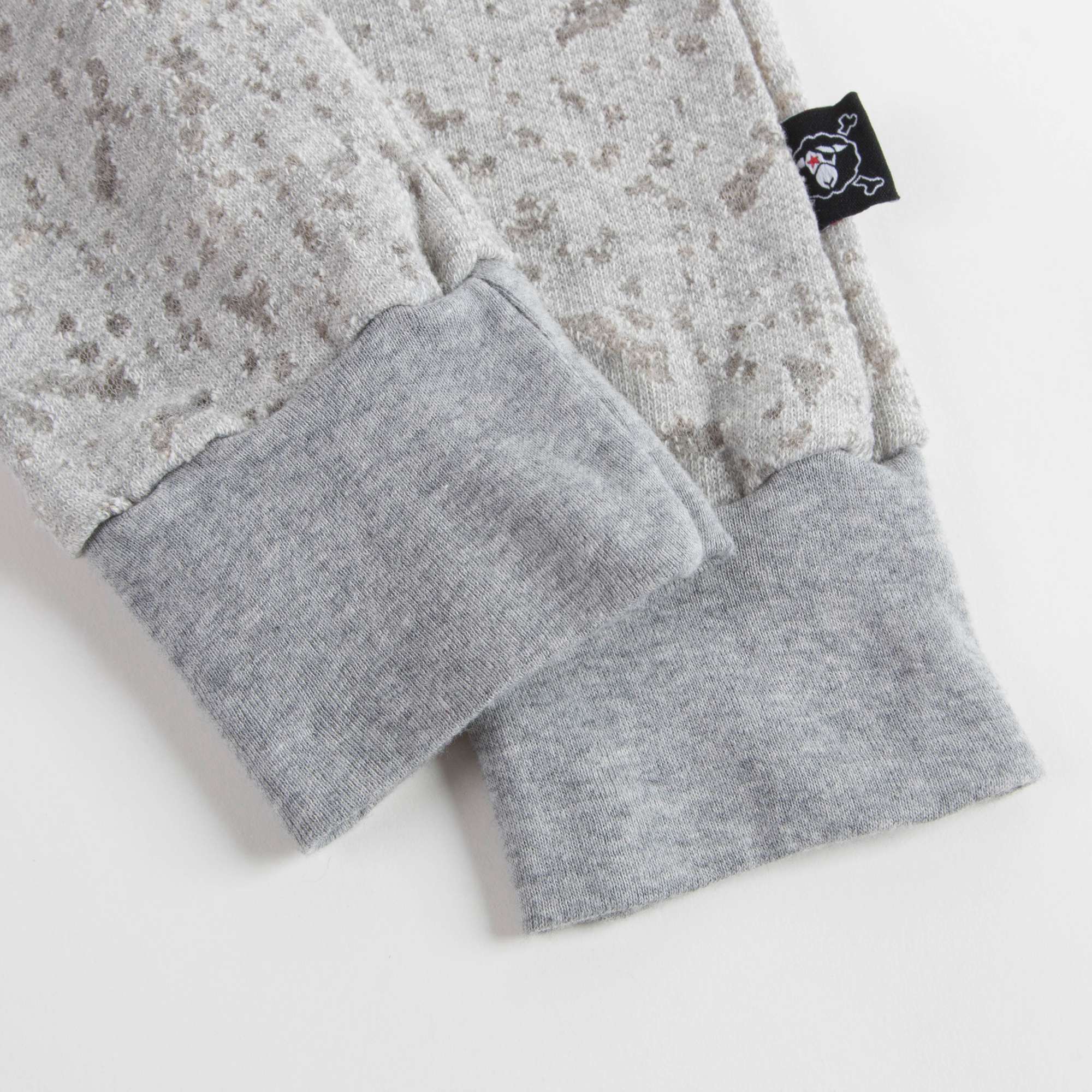 Boys Heather Grey Cotton Trousers