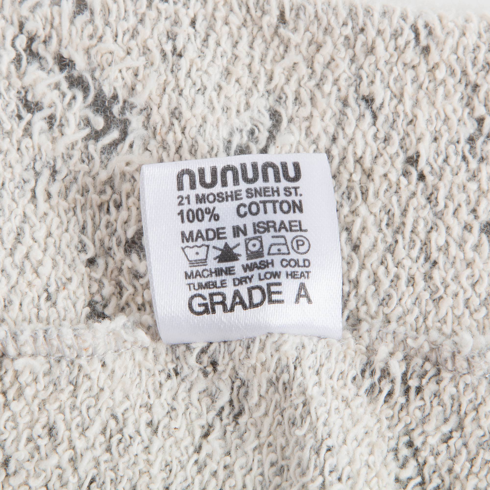 Boys Heather Grey Cotton Trousers