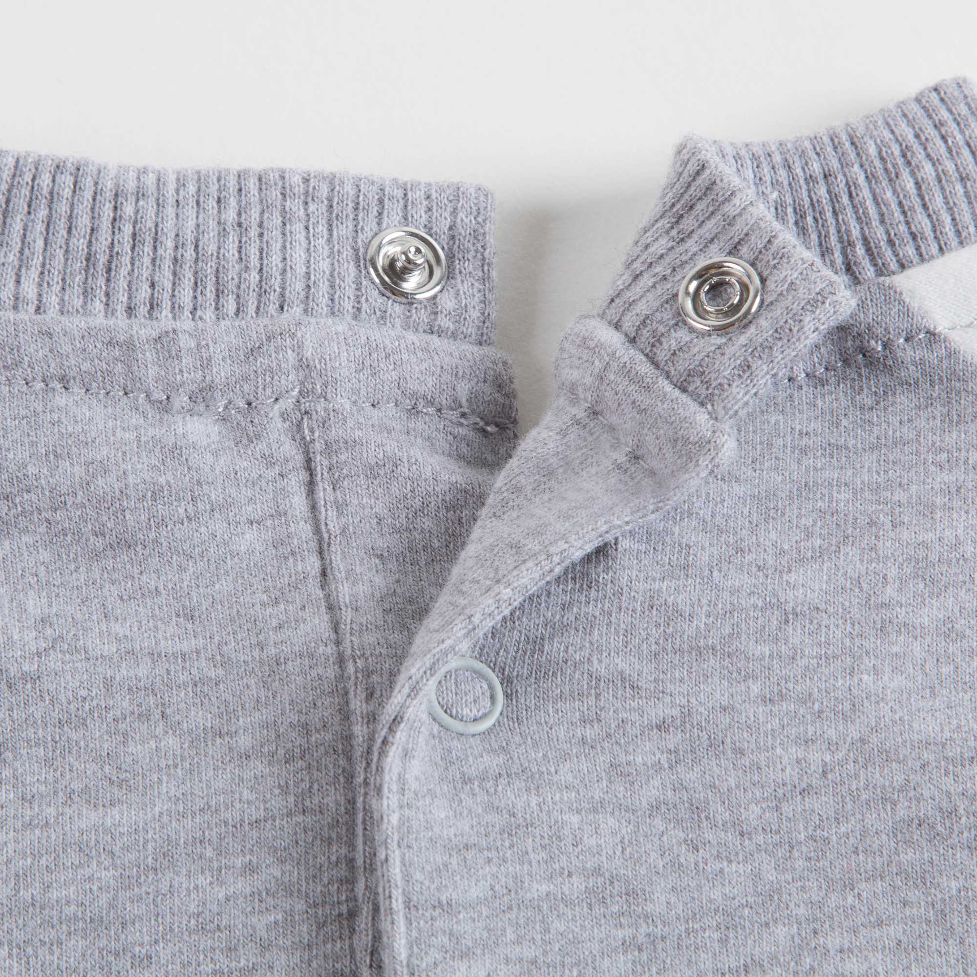 Baby Melange Grey Cotton T-shirt