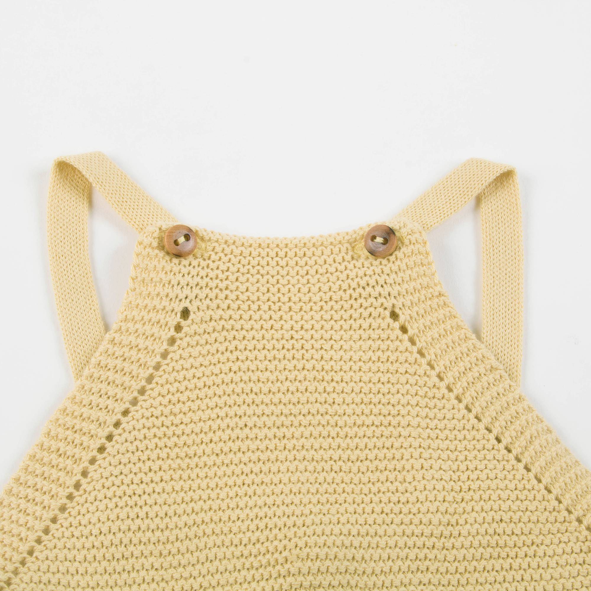 Baby Lemon Cotton Knitwear Romper