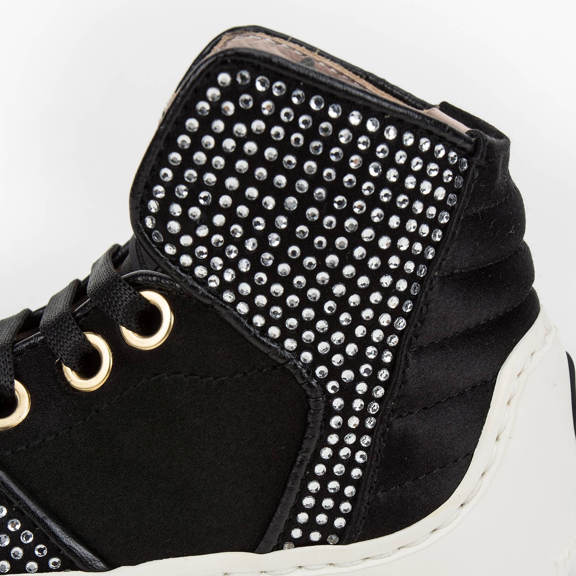 Boys Block&Gold Surface High Top Shoe