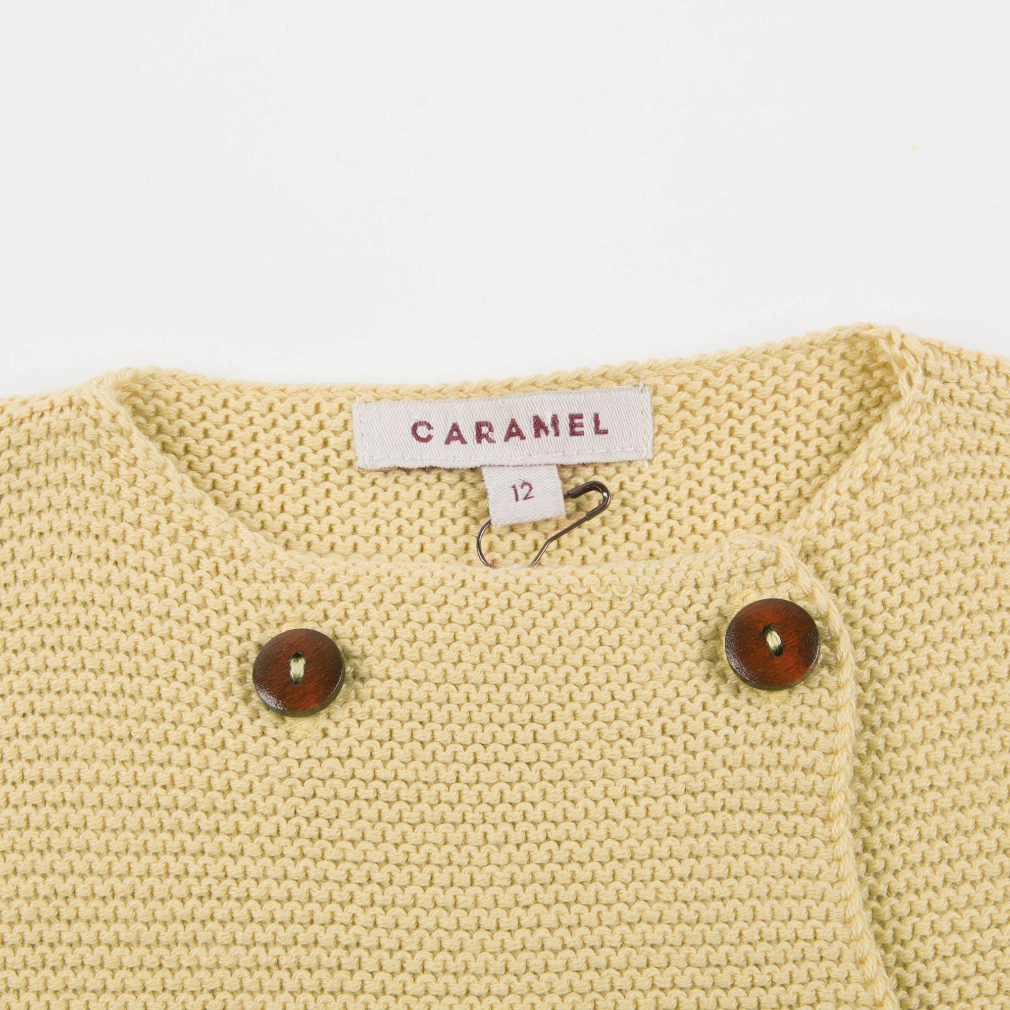 Baby Lemon Cotton Knitwear Cardigan