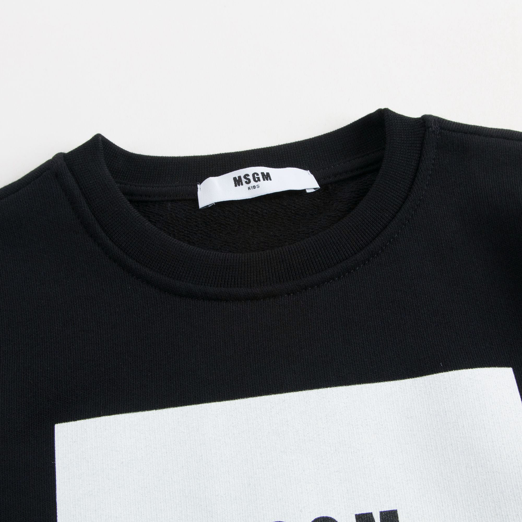 Boys Black Logo Sweatshirt