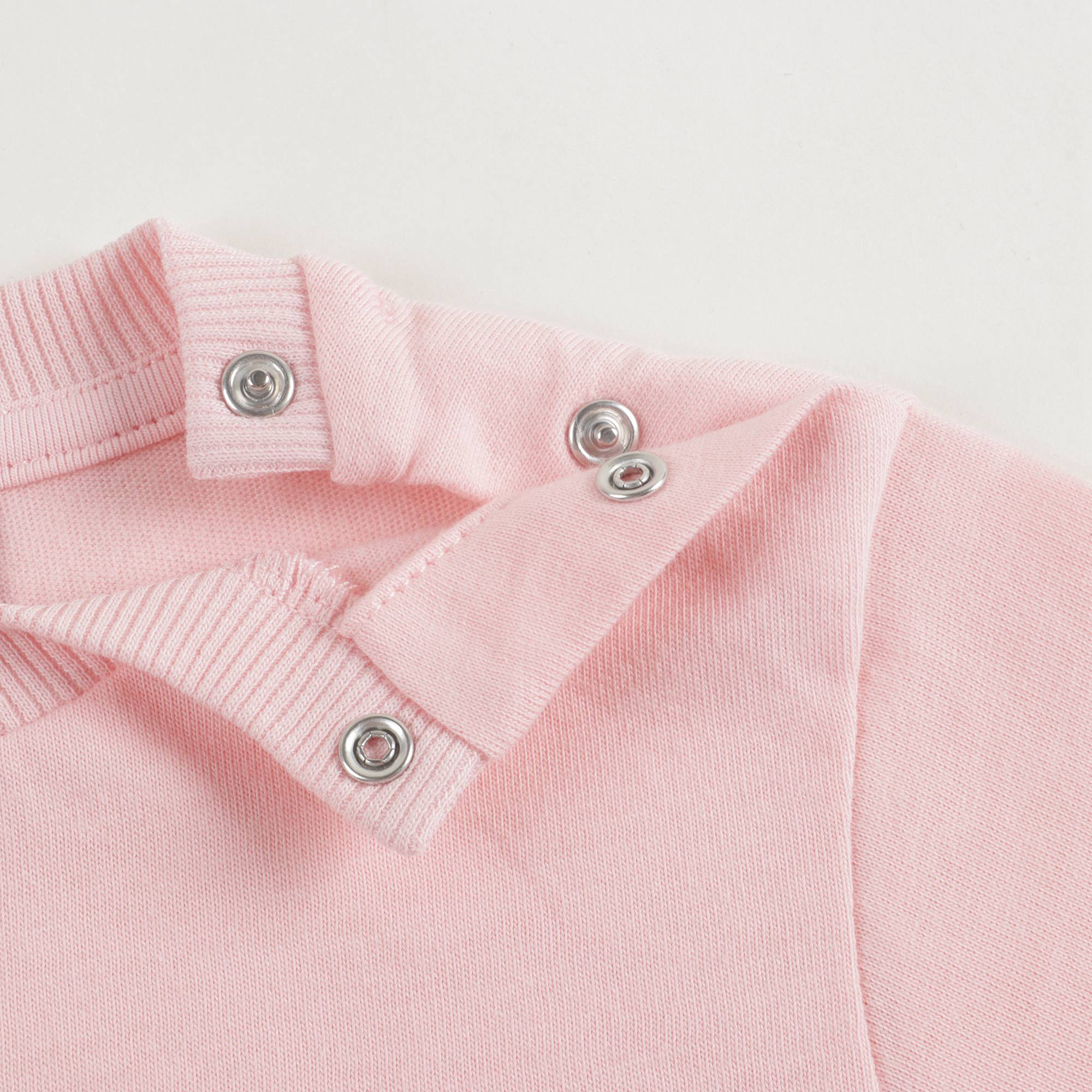 Baby Boys & Girls Pink Print Cotton Long Sleeves T-Shirt