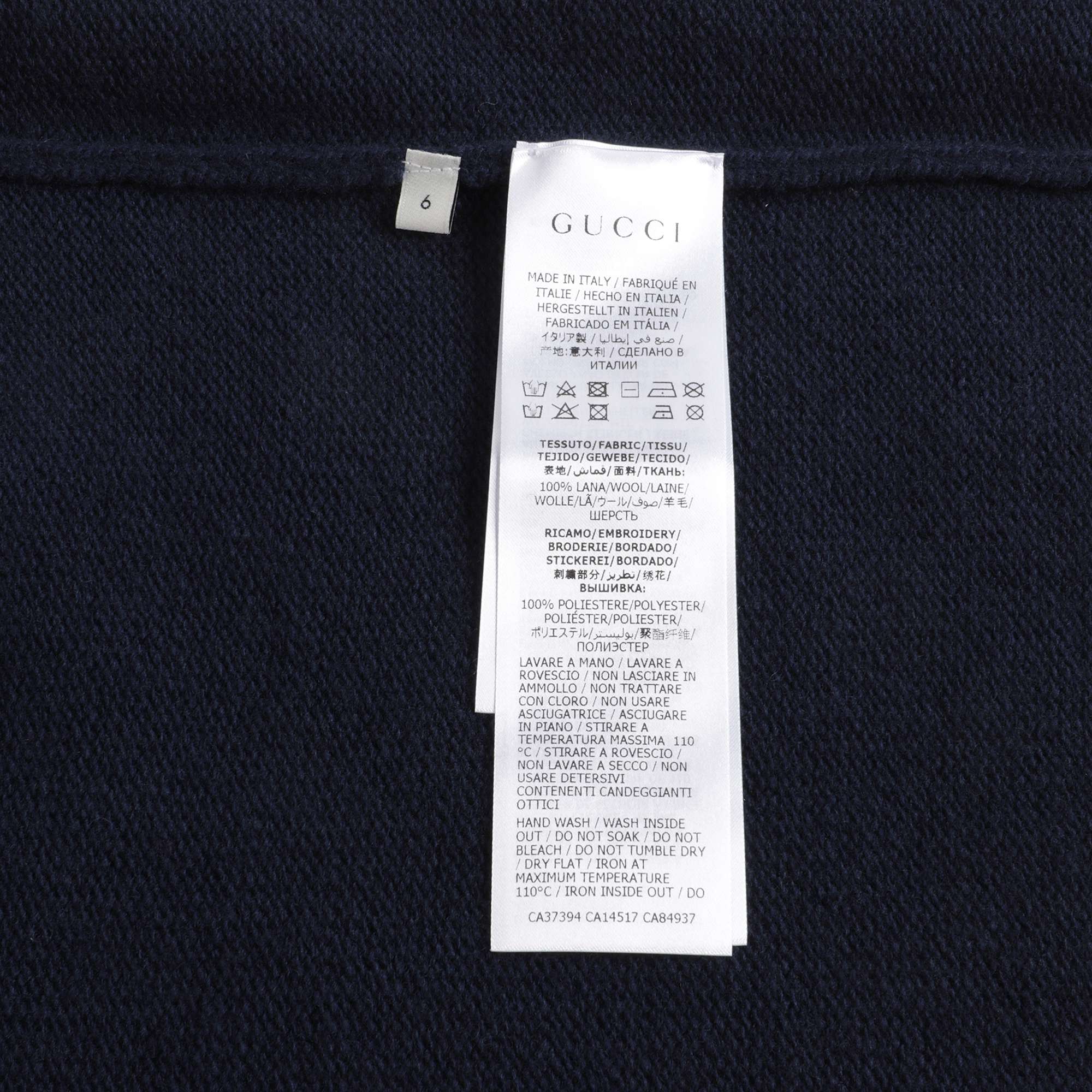 Boys Blue & Red Wool Sweater