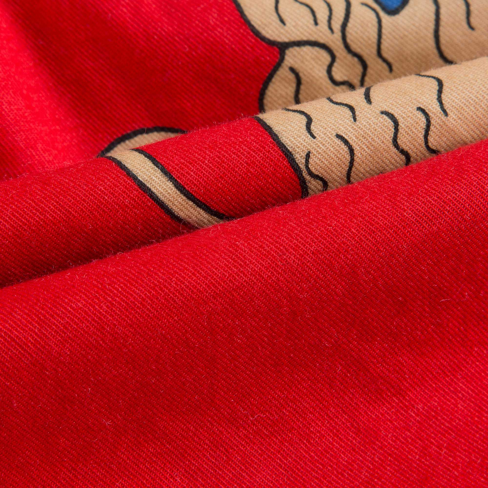 Girls Red Organic Cotton Dress
