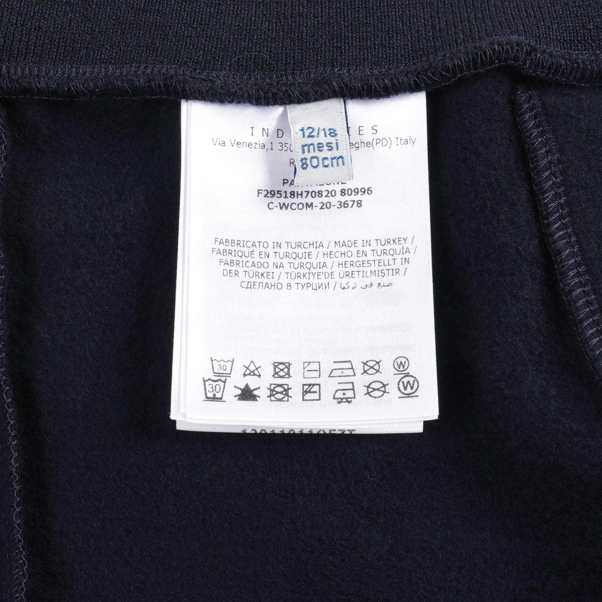 Baby Boys Navy Sweat Bottoms