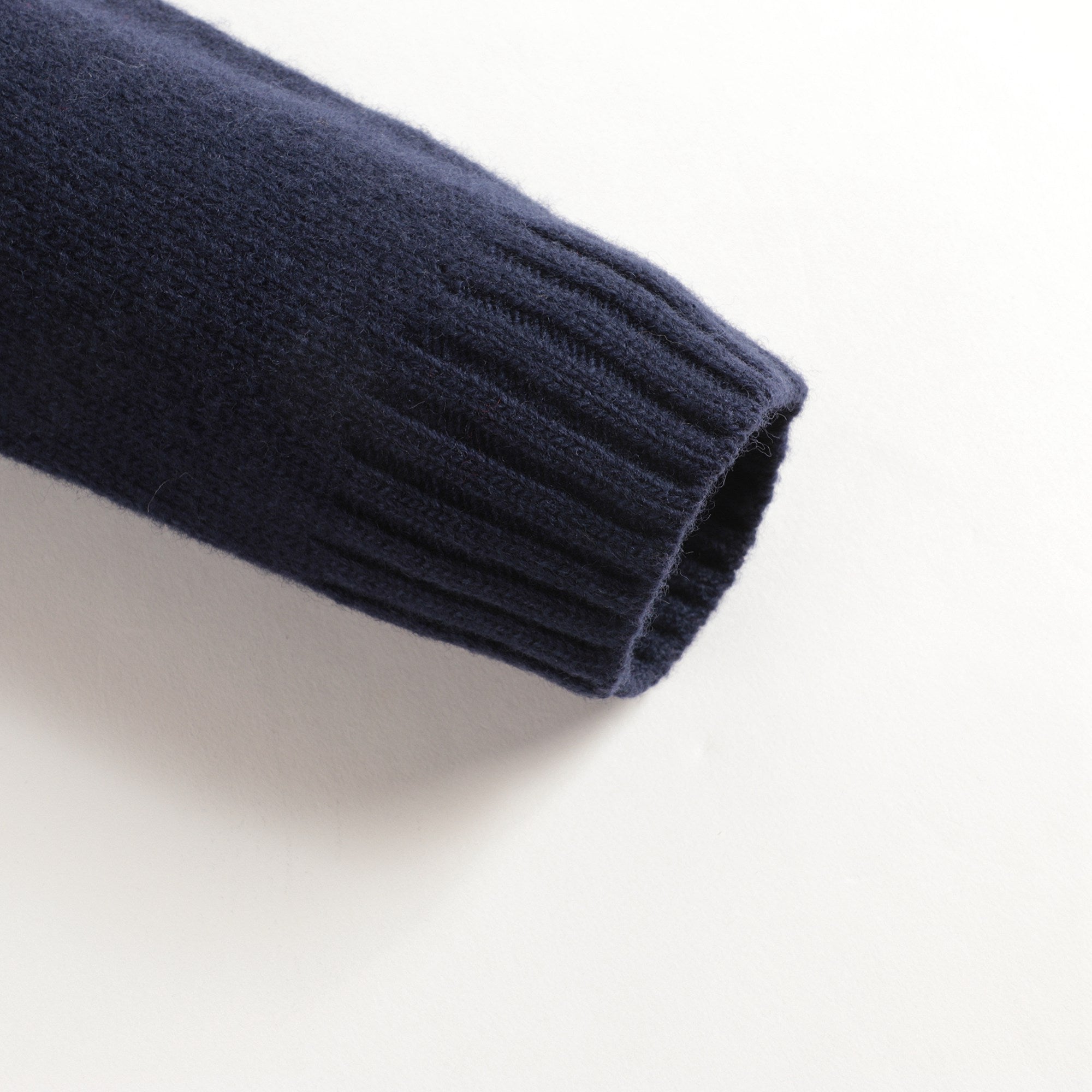 Boys Dark Blue Wool Cardigan