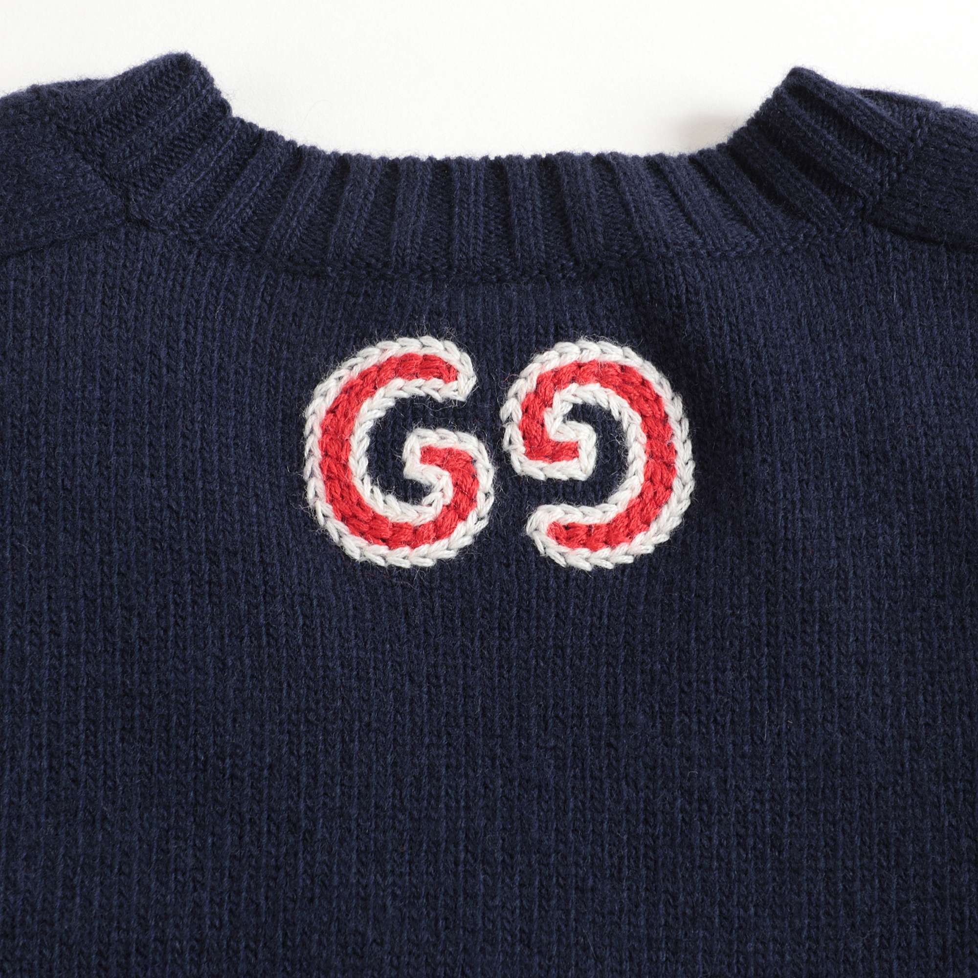 Boys Dark Blue Wool Cardigan