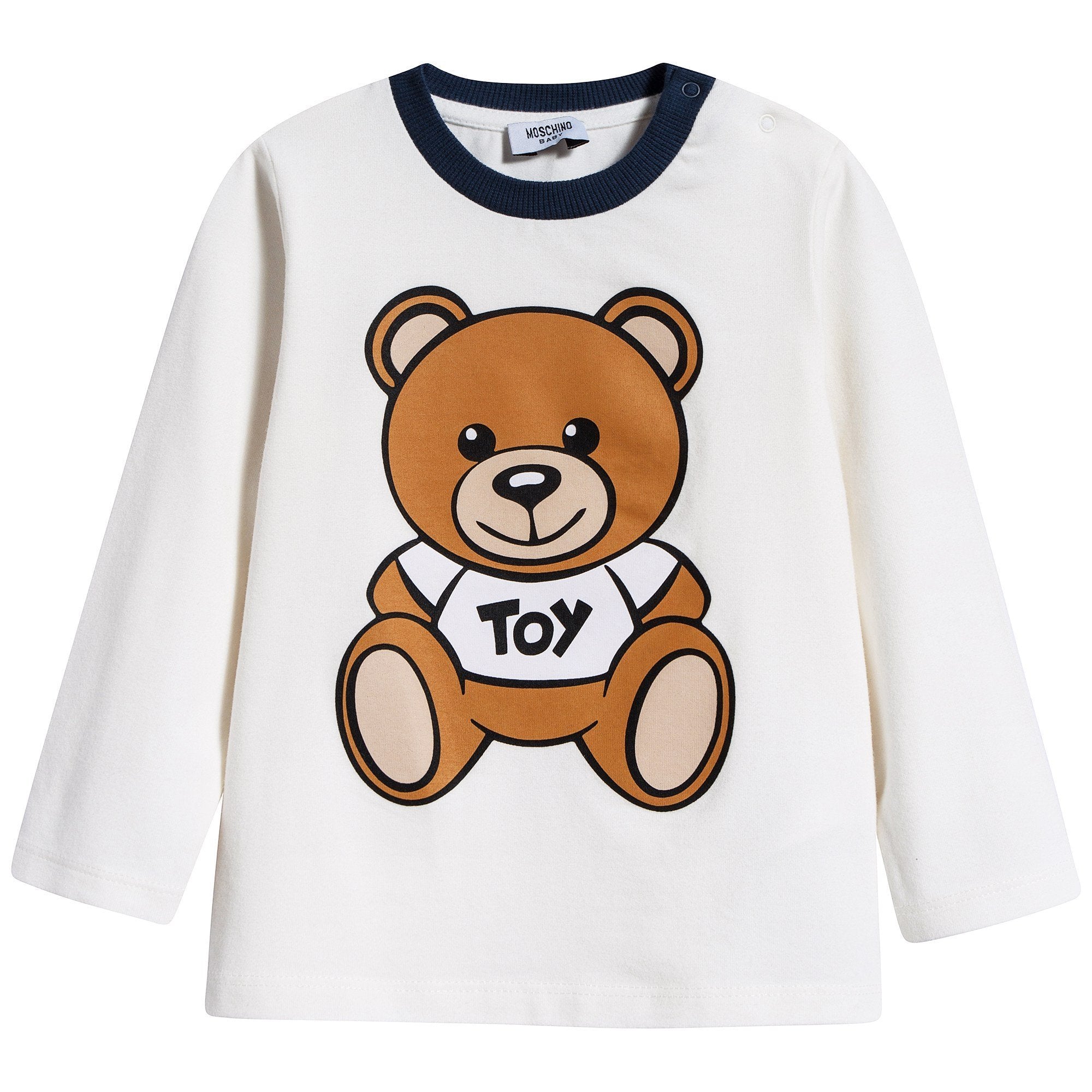 Baby Boys White & Blue Cotton Sets