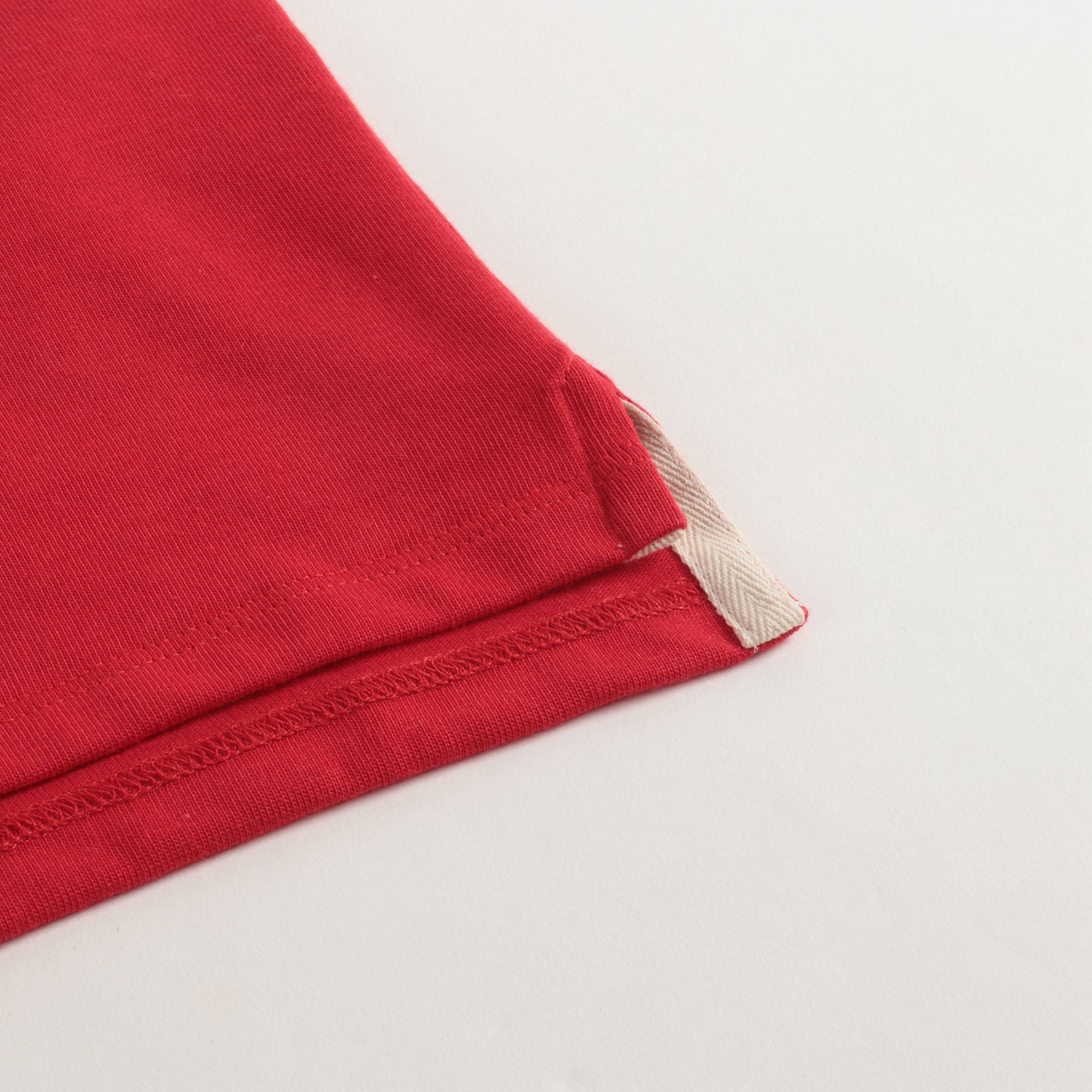 Boys Red Logo Cotton Top