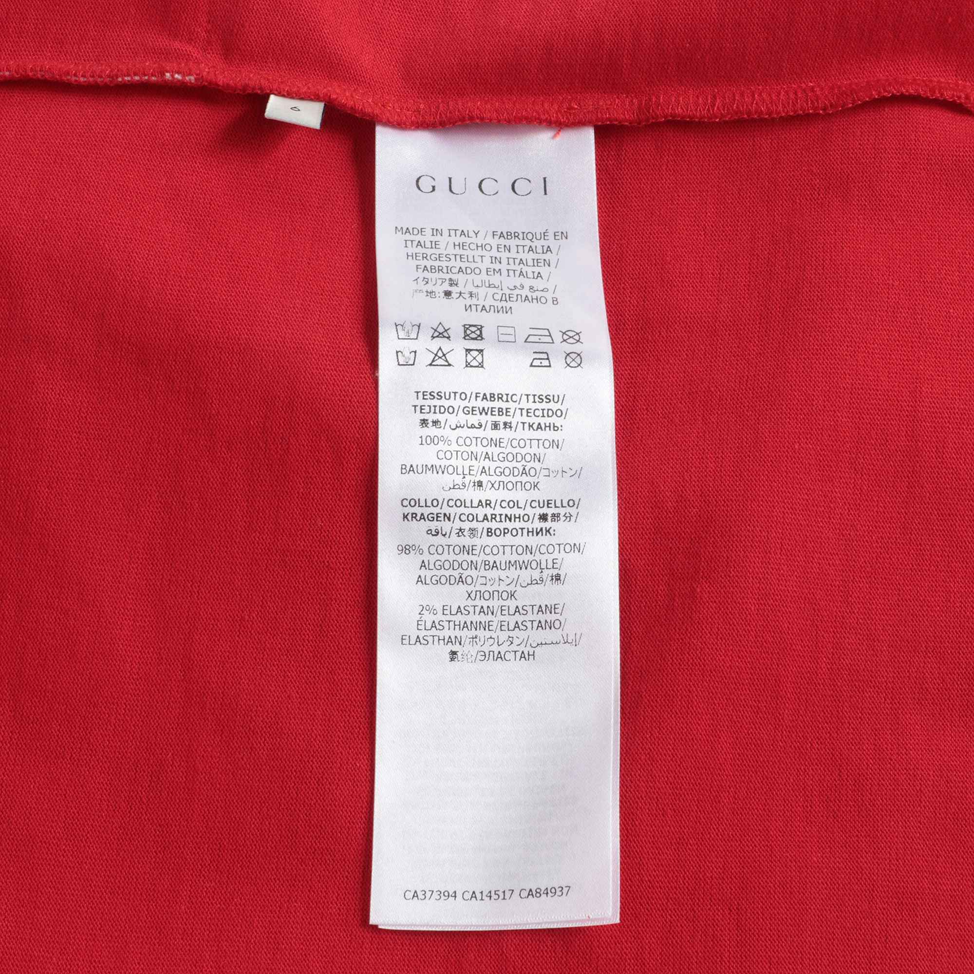 Boys Red Logo Cotton Top