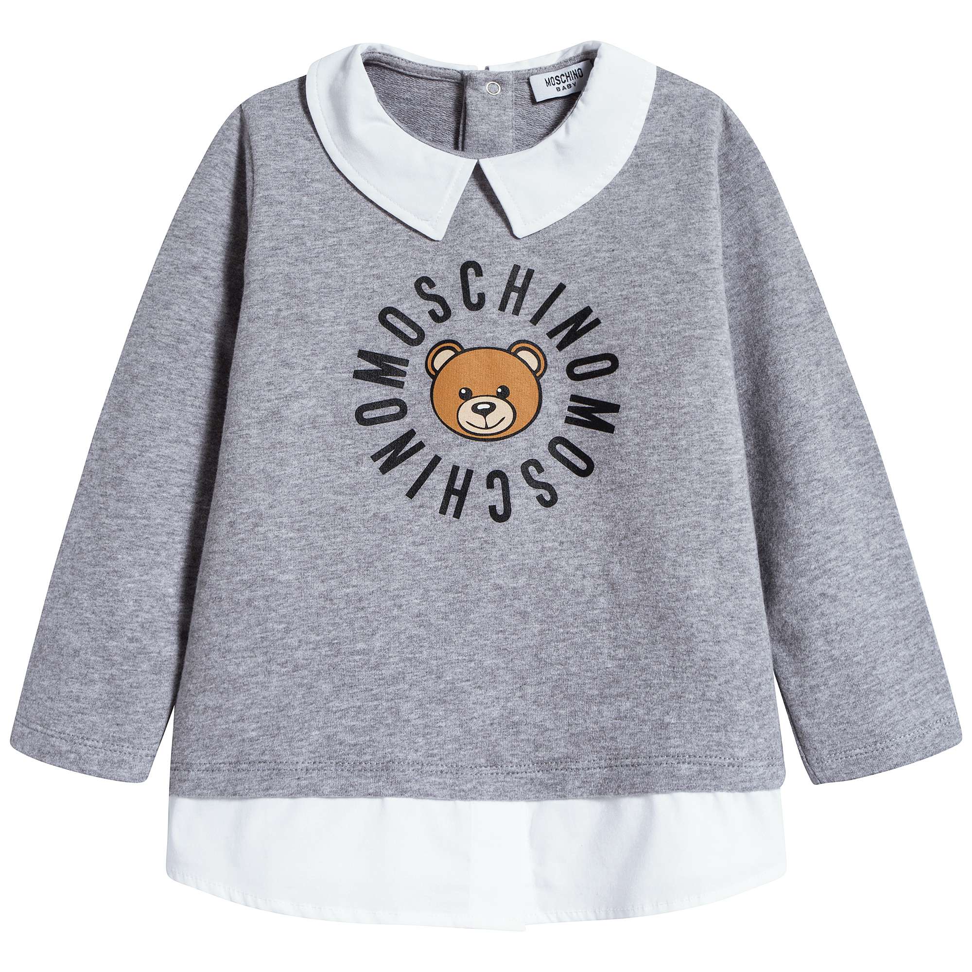 Baby Boys Grey & Blue Cotton Set