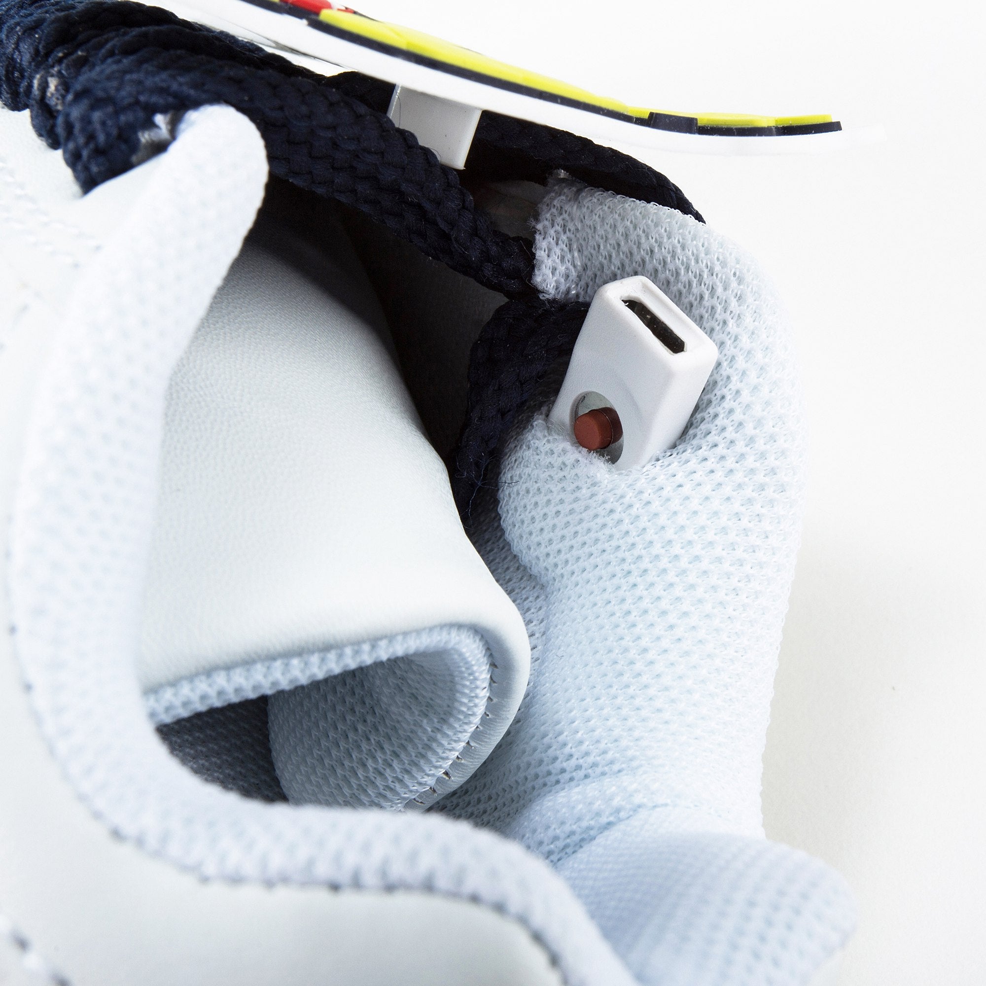 Boys White Flashing Sneakers
