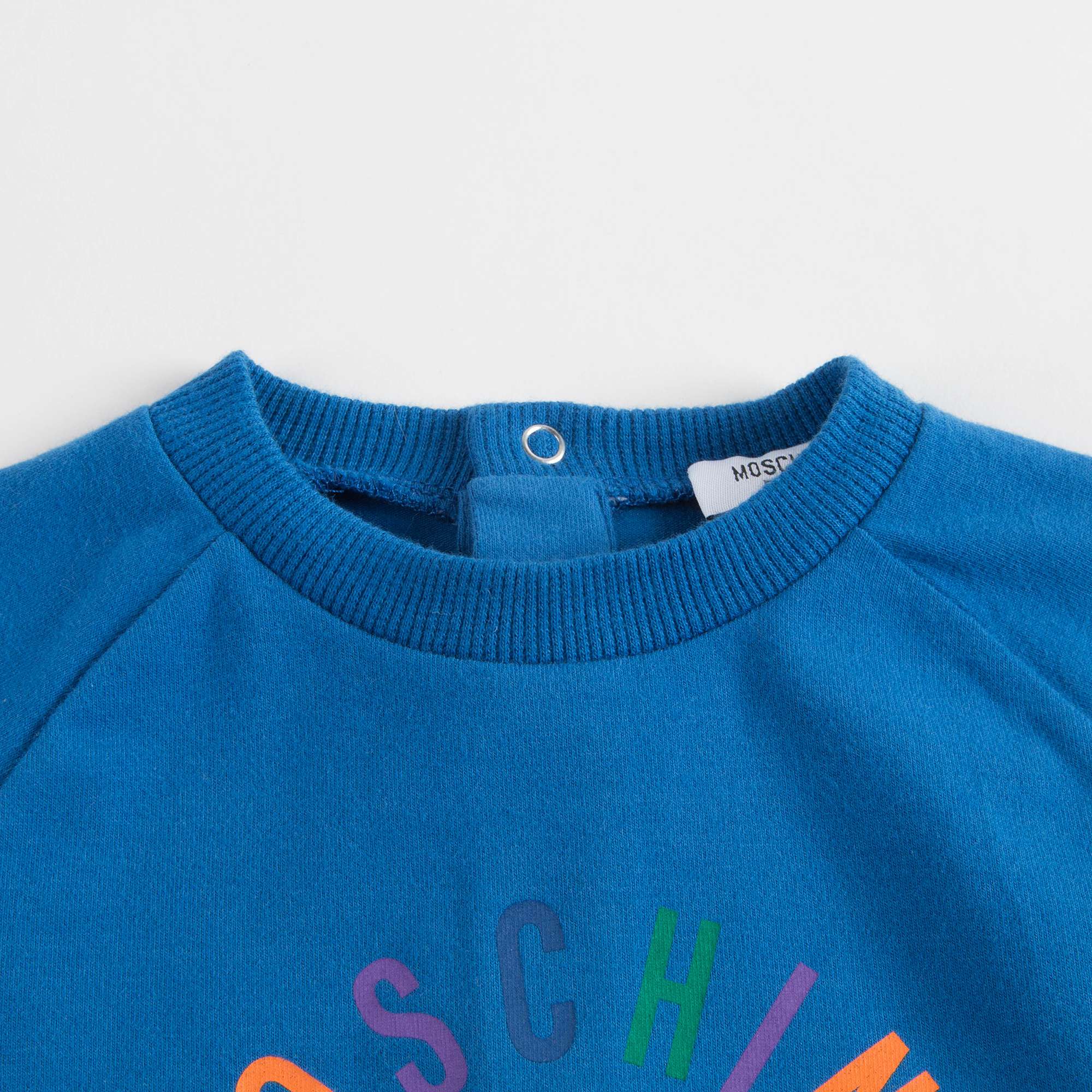 Baby Boys Blue Pink Cotton T-shirt