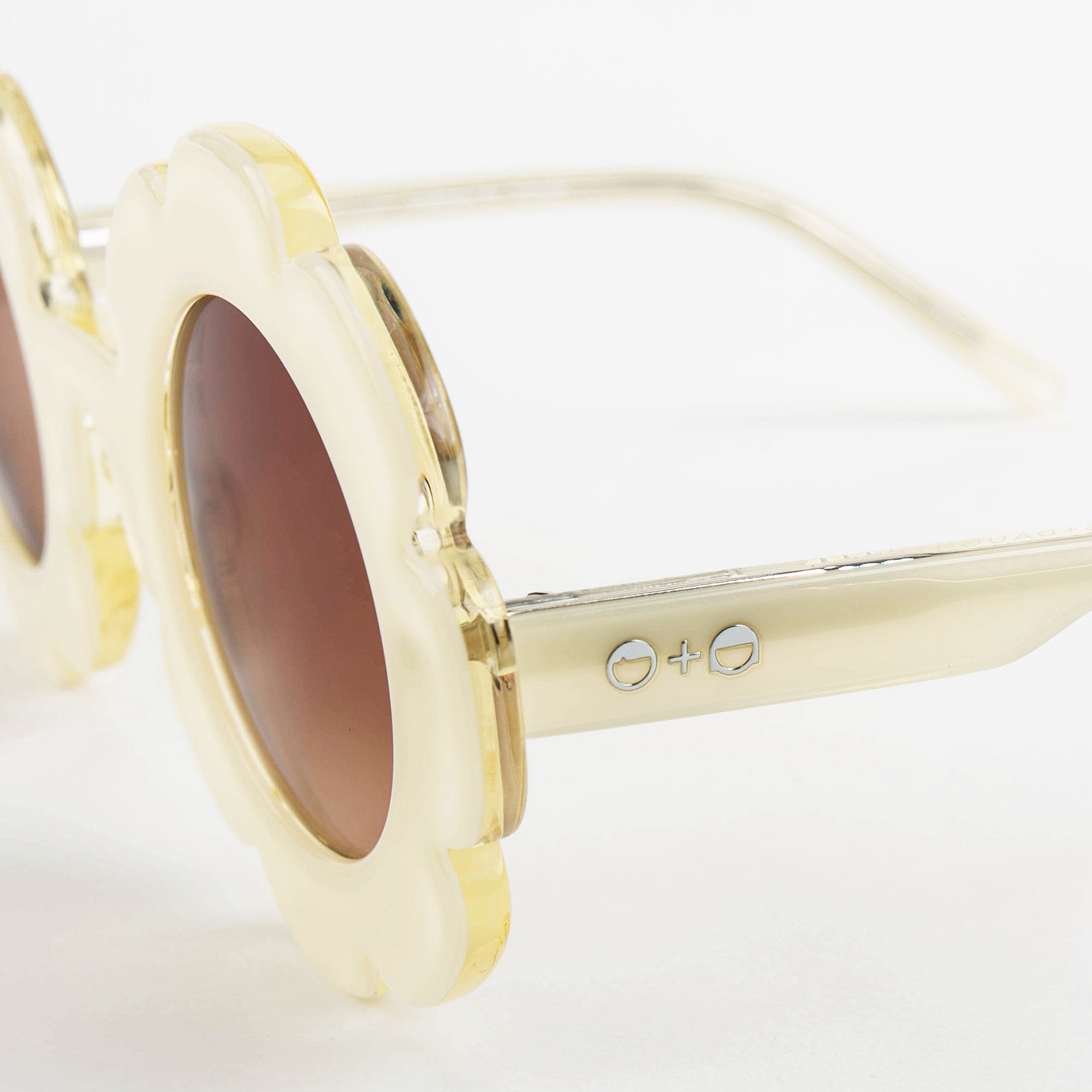 'Pixie' Lemon Yellow Sunglasses
