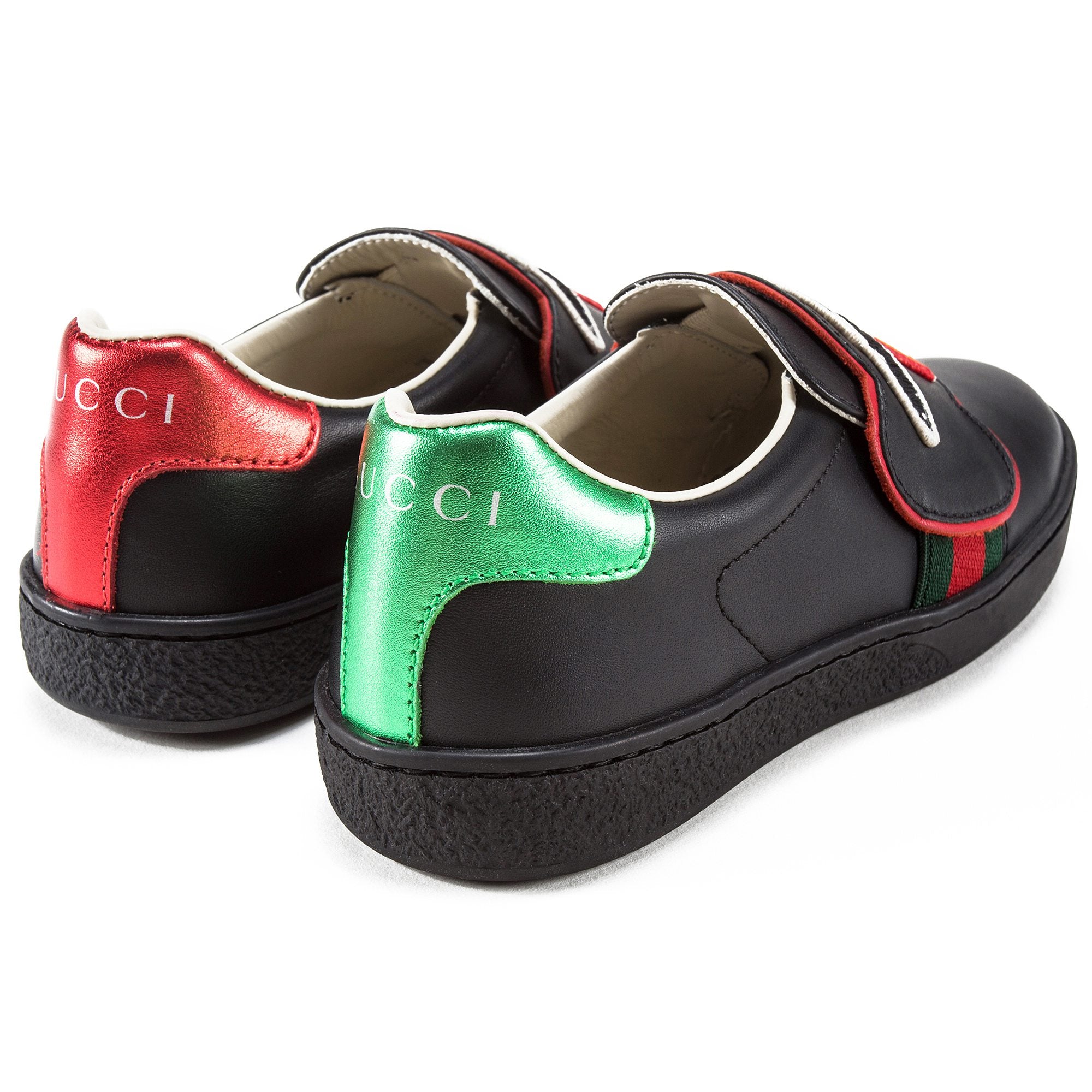 Boys & Girls Black Rainbow Shoes