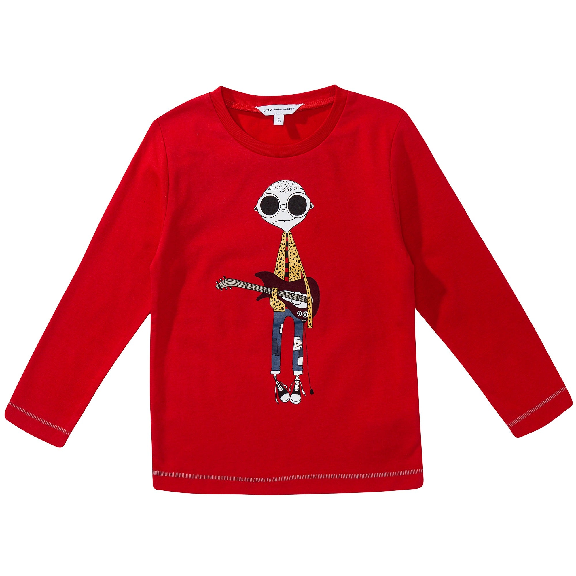 Boys Red Cotton T-shirt