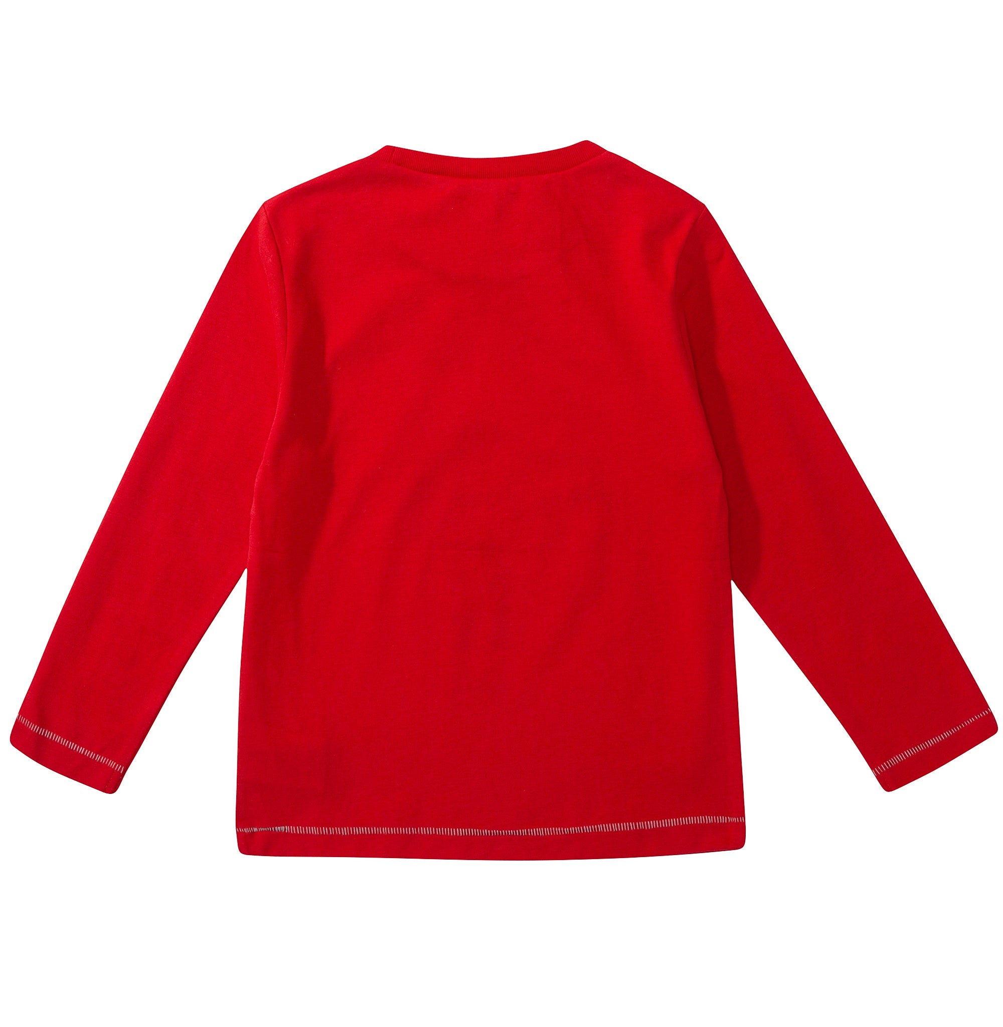 Boys Red Cotton T-shirt