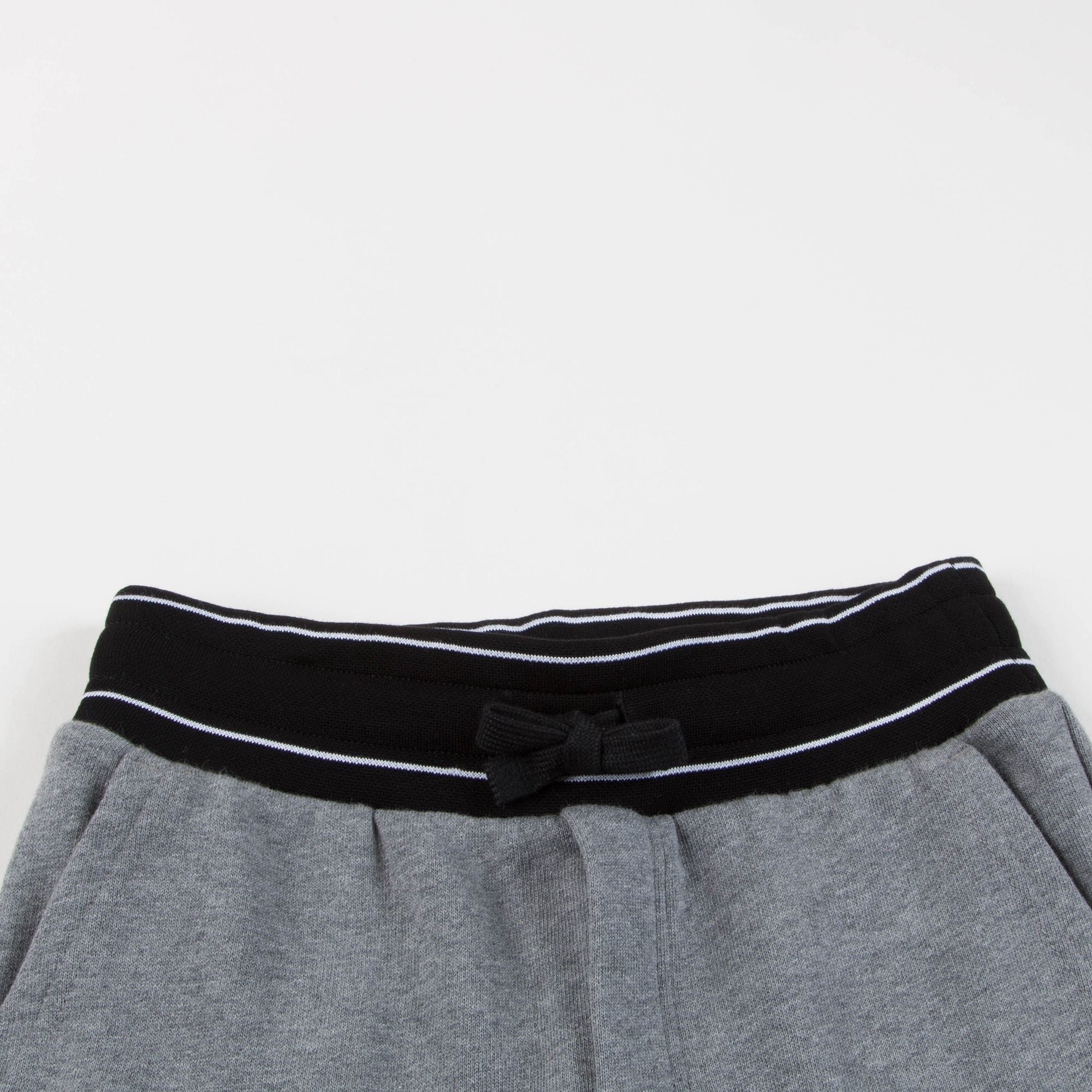 Boys Grey Logo Joggers
