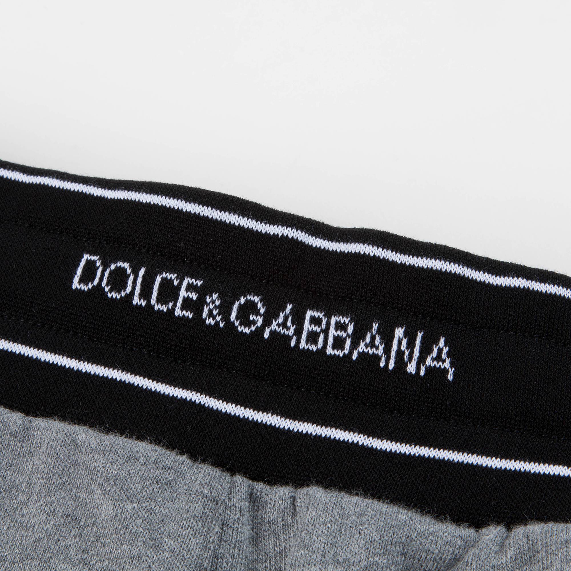 Boys Grey Logo Joggers