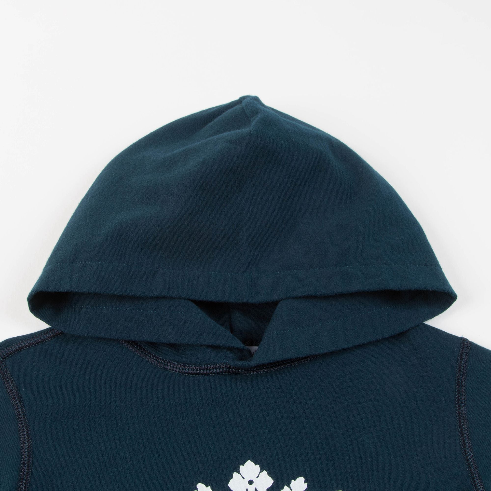 Boys Navy Blue Logo Cotton Sweatshirt