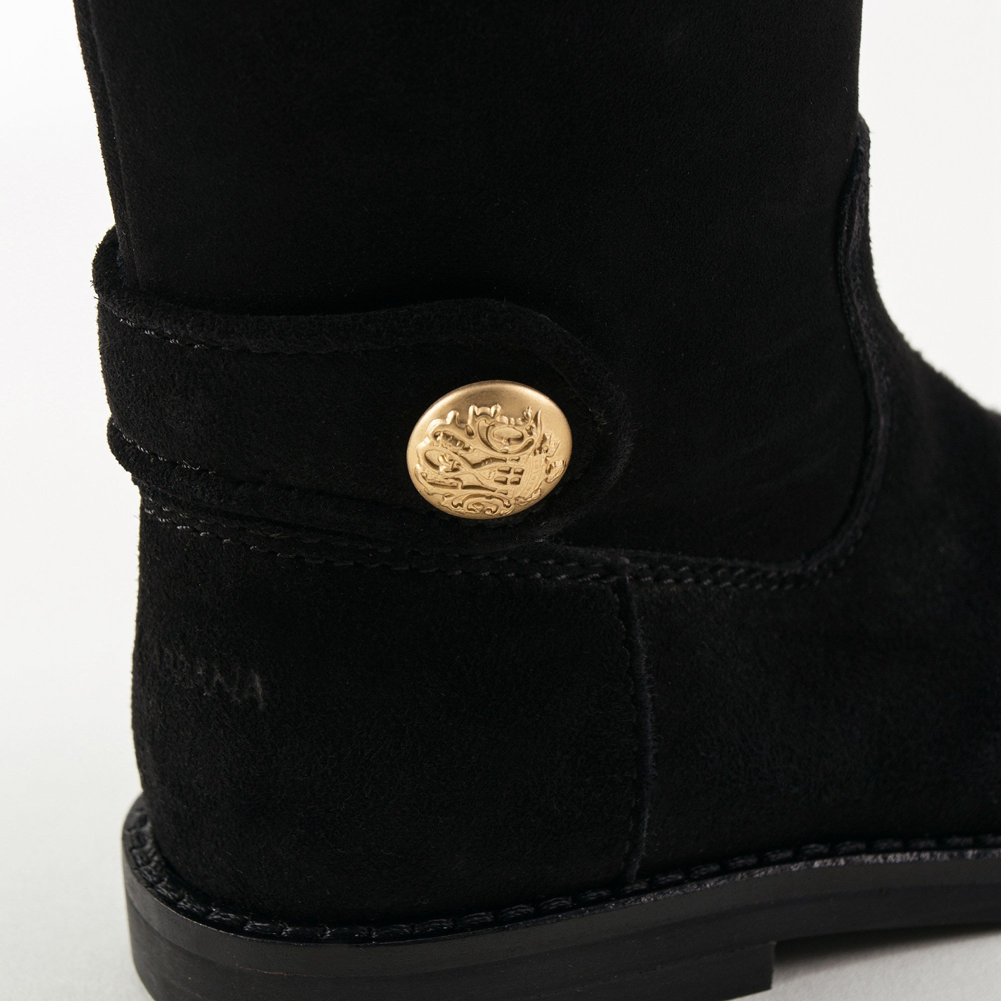Girls Black  High-help Boots  Shoes
