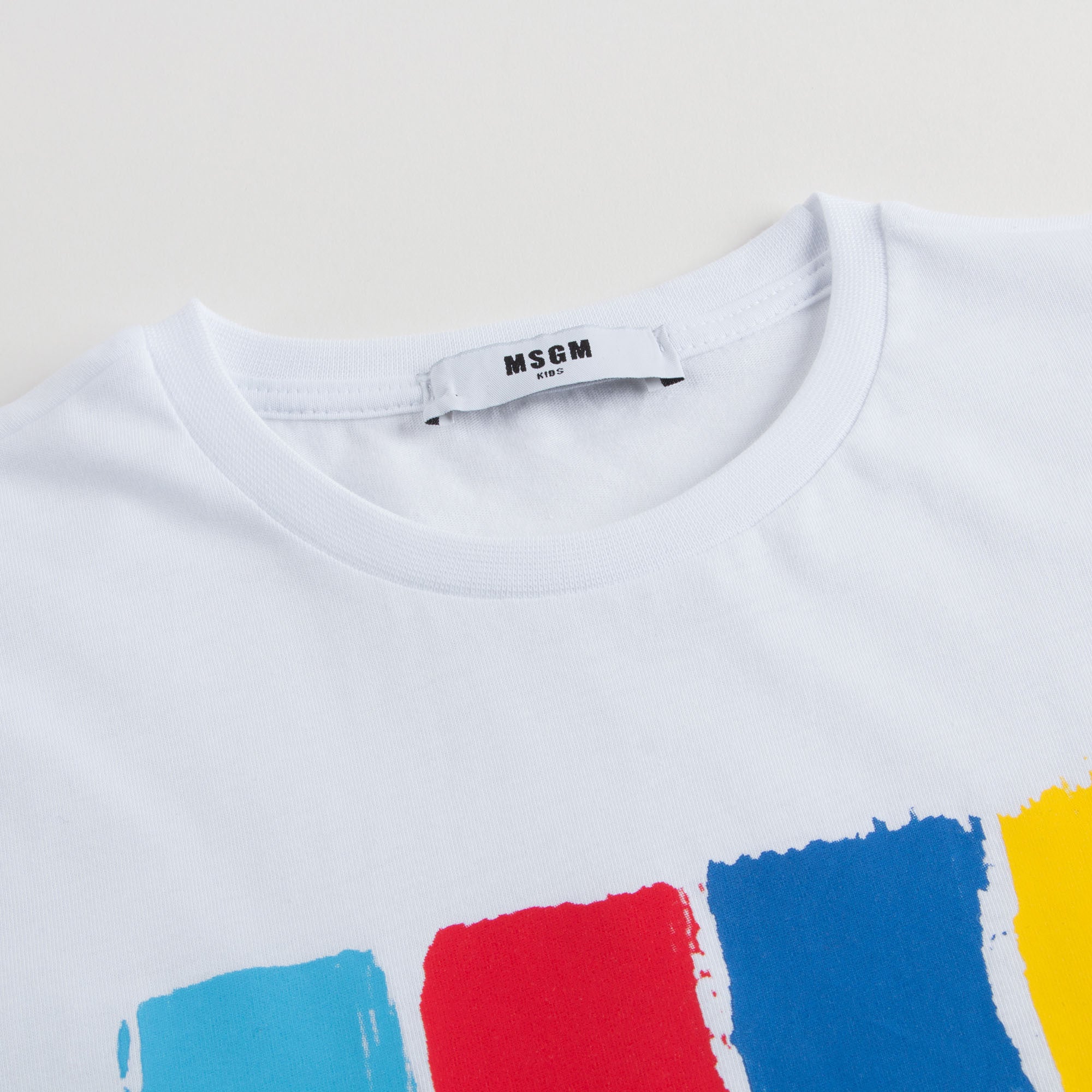Boys White Logo Jersey T-shirt