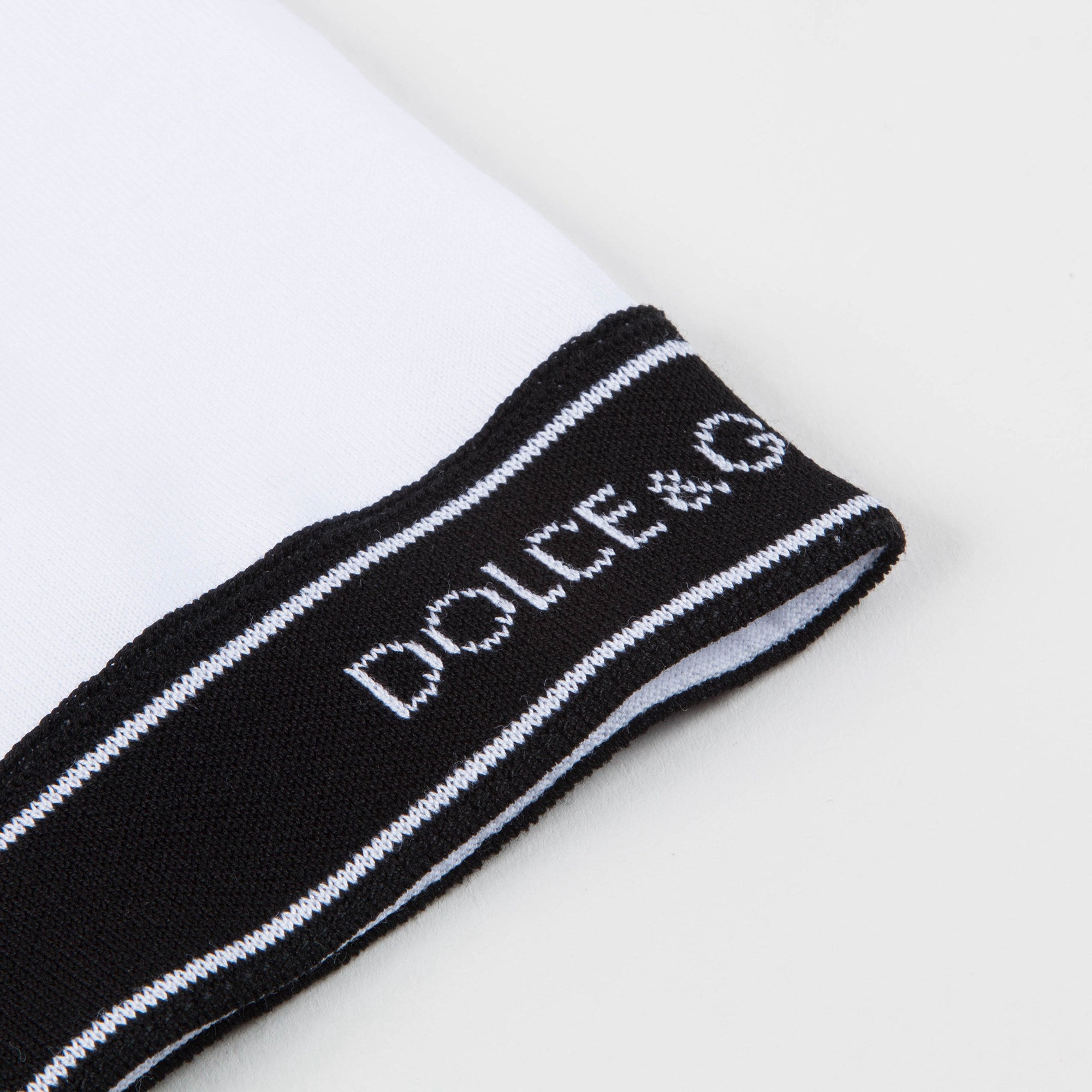 Boys White Logo Cotton T-shirt
