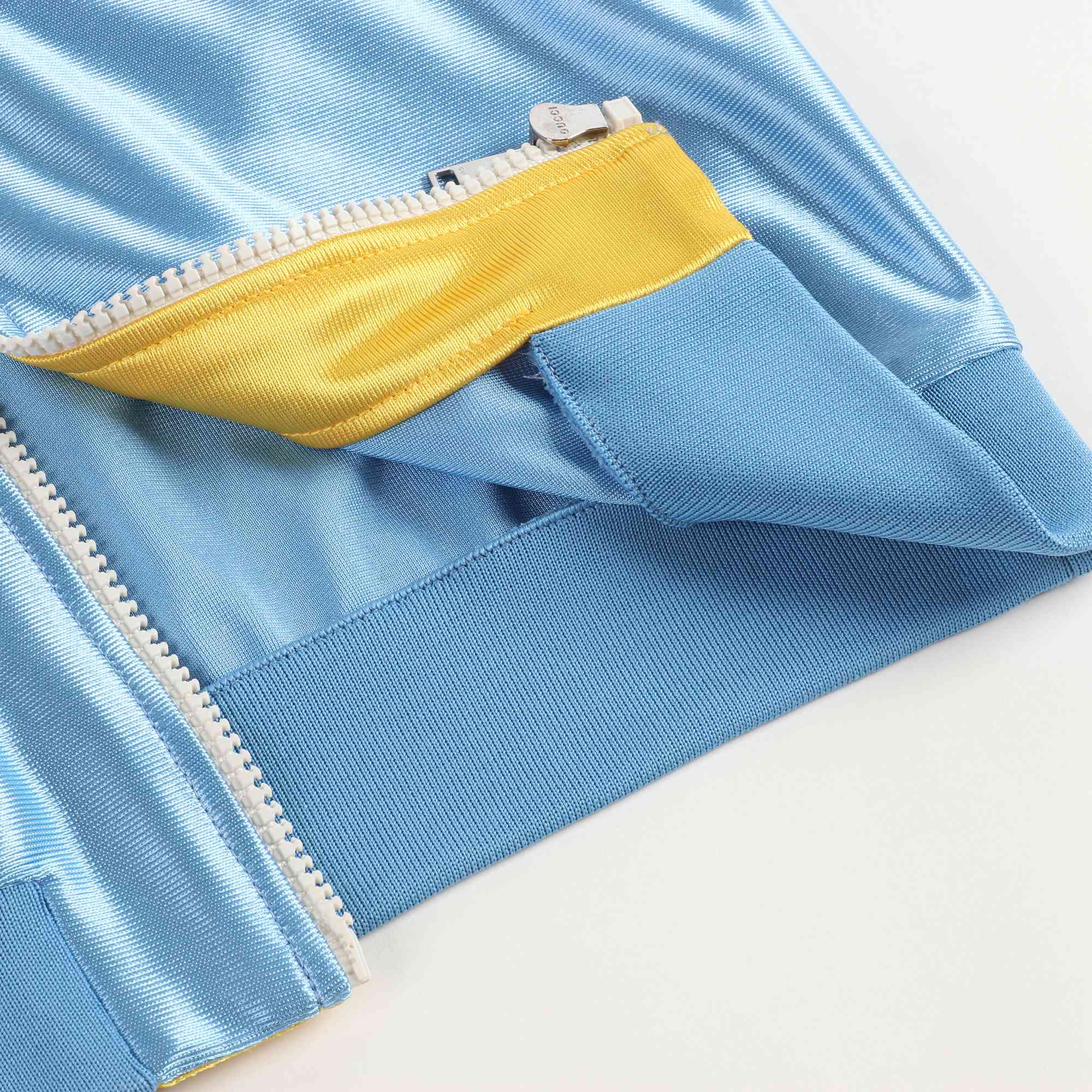 Boys & Girls Light Blue & Red Logo Coat