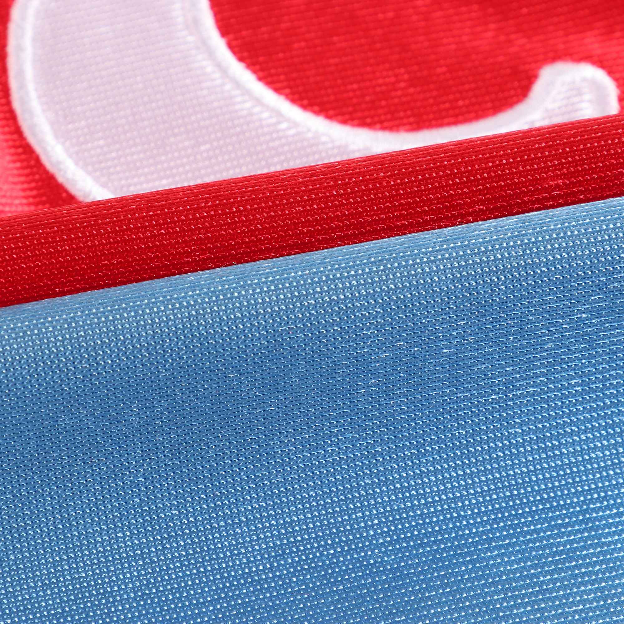 Boys & Girls Light Blue & Red Logo Coat