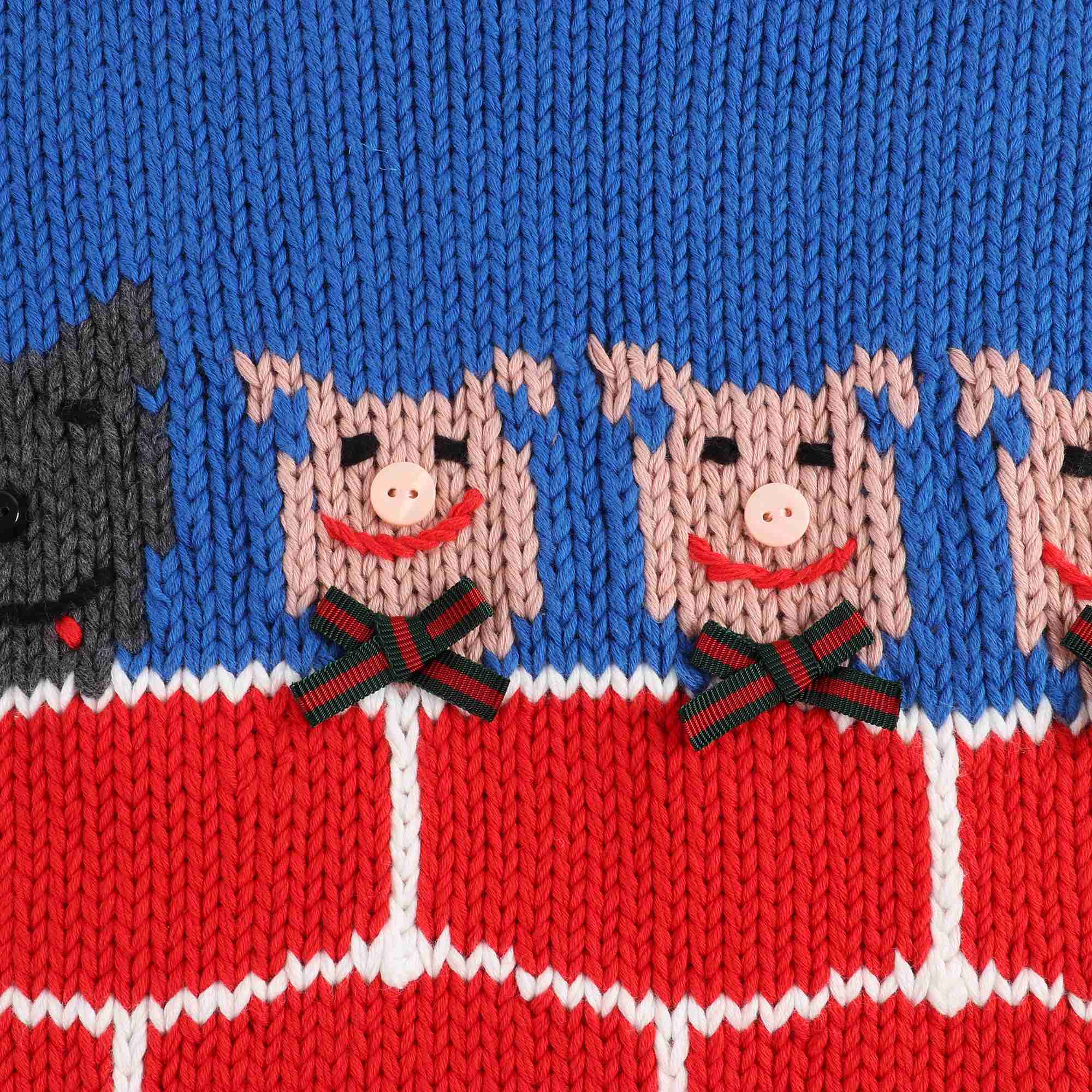 Boys Blue & Red Sweater