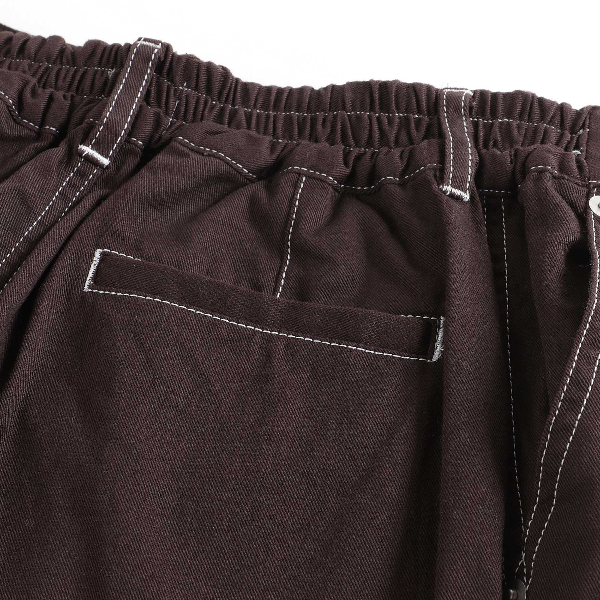 Boys & Girls Dark Brown Cotton Trousers