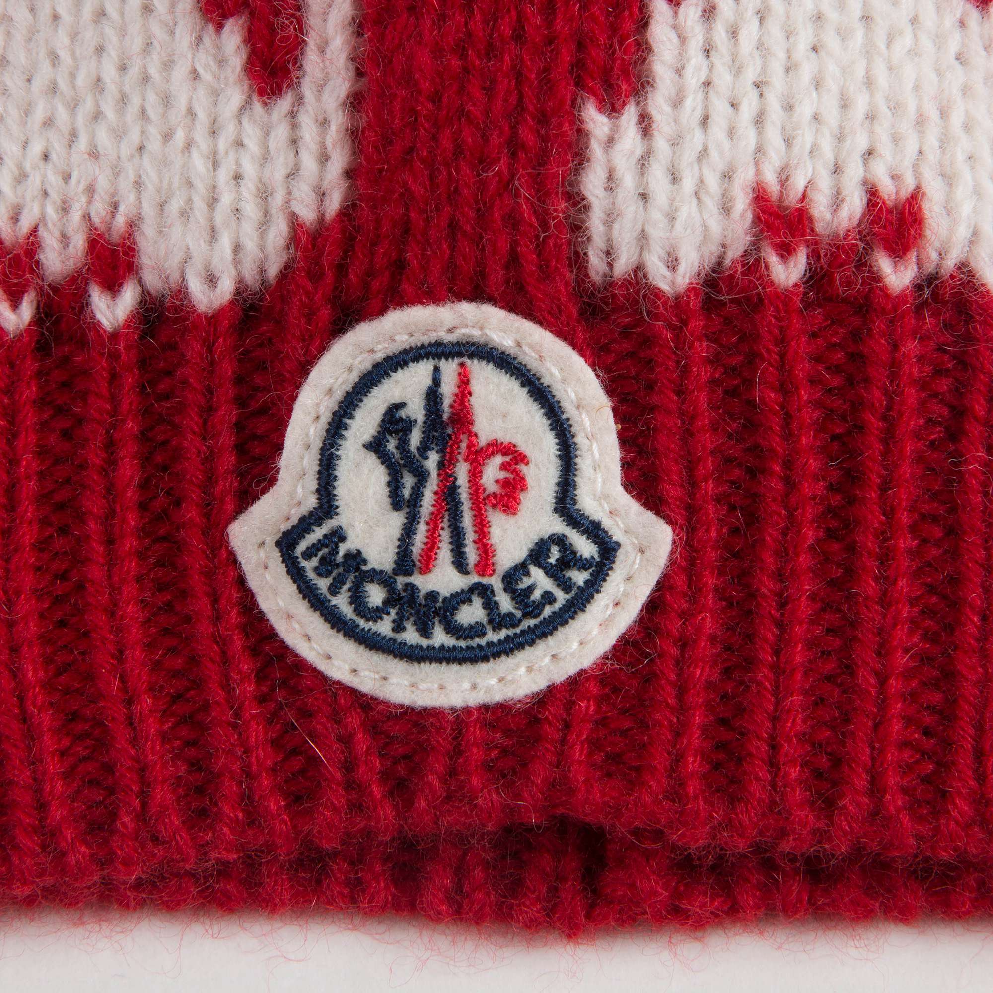 Baby Girls Red Wool Base Fabric Hat