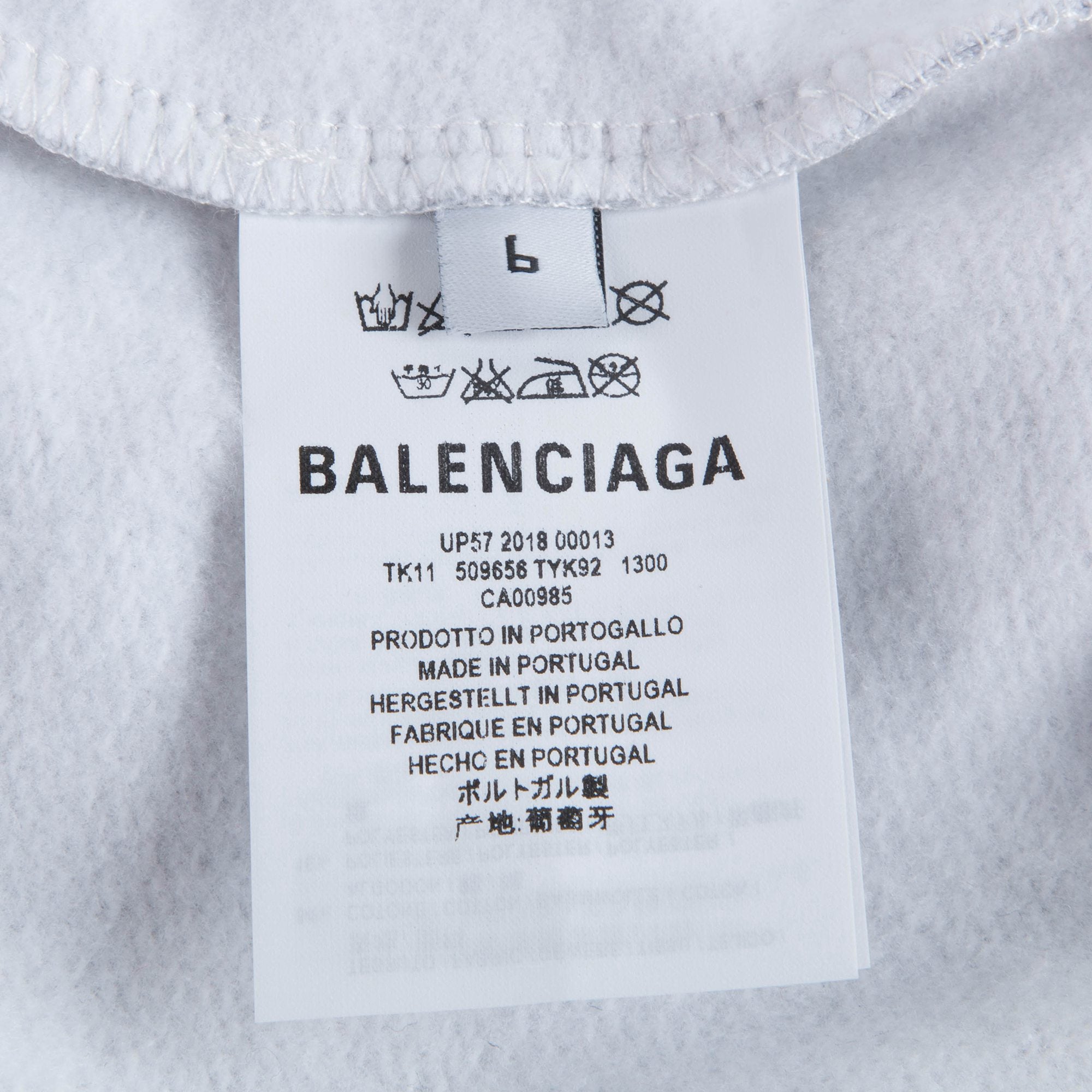 Boys & Girls Grey Logo Cotton Sweatshirt