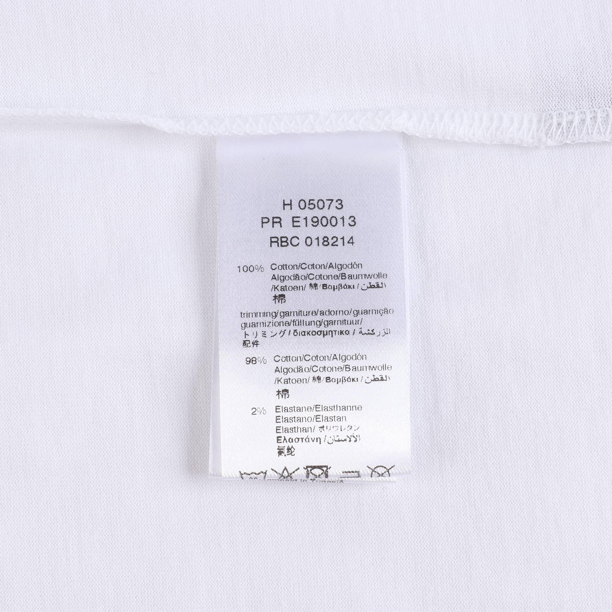 Baby Boys White Star Cotton T-shirt