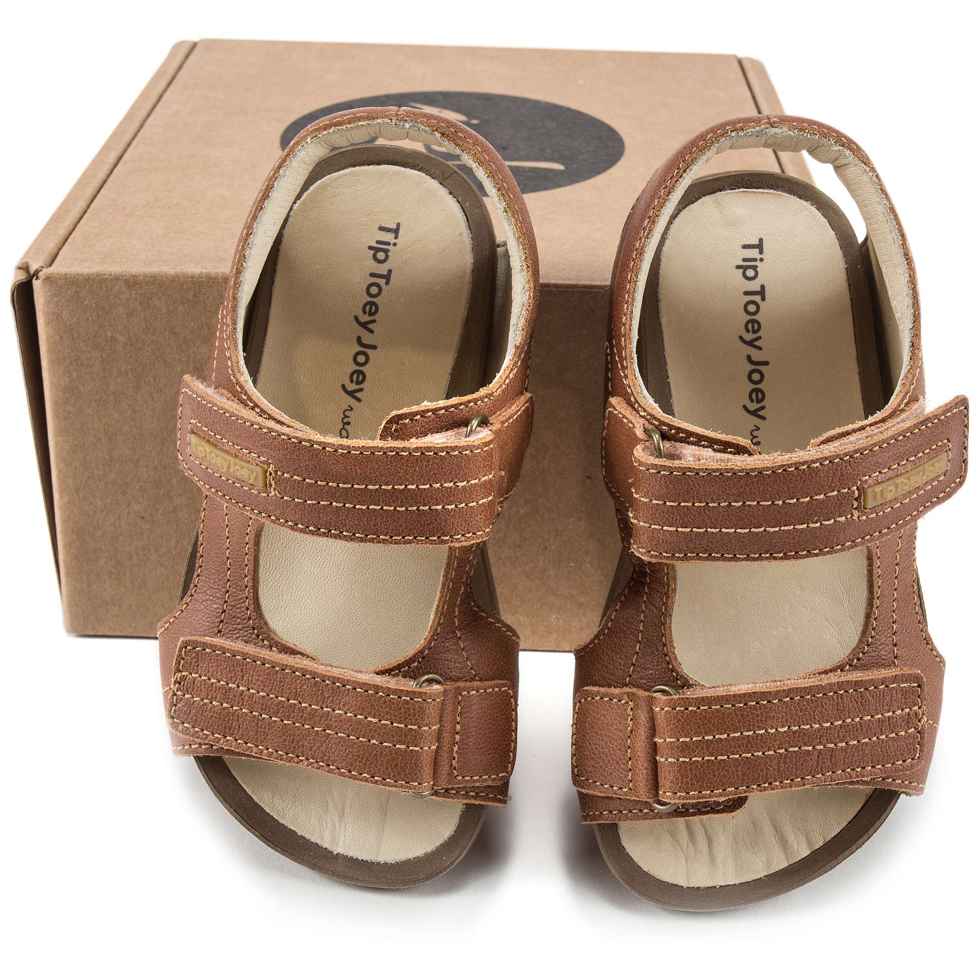 Boys Whisky Leather Sandal