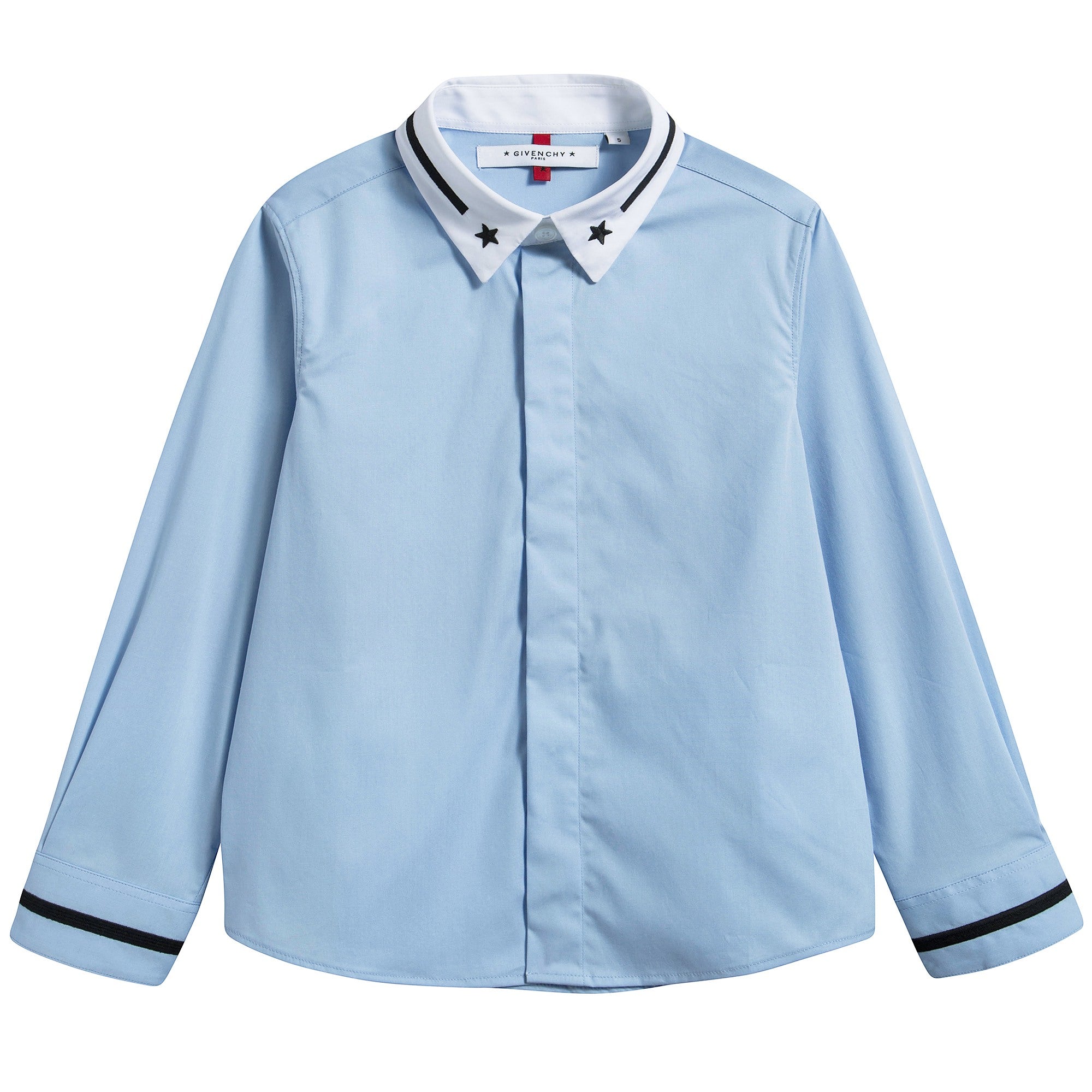 Boys Sky Blue Cotton T-shirt