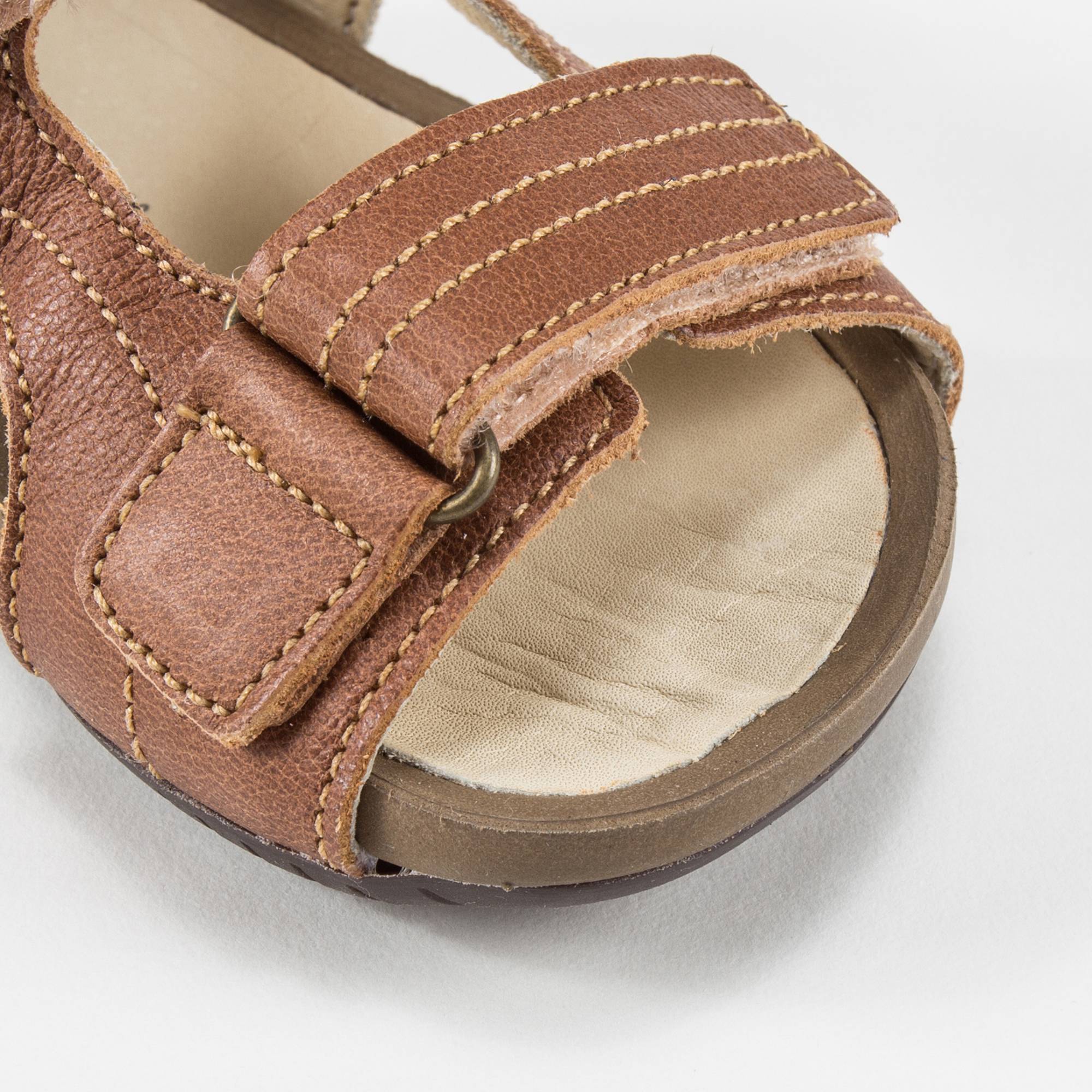 Boys Whisky Leather Sandal