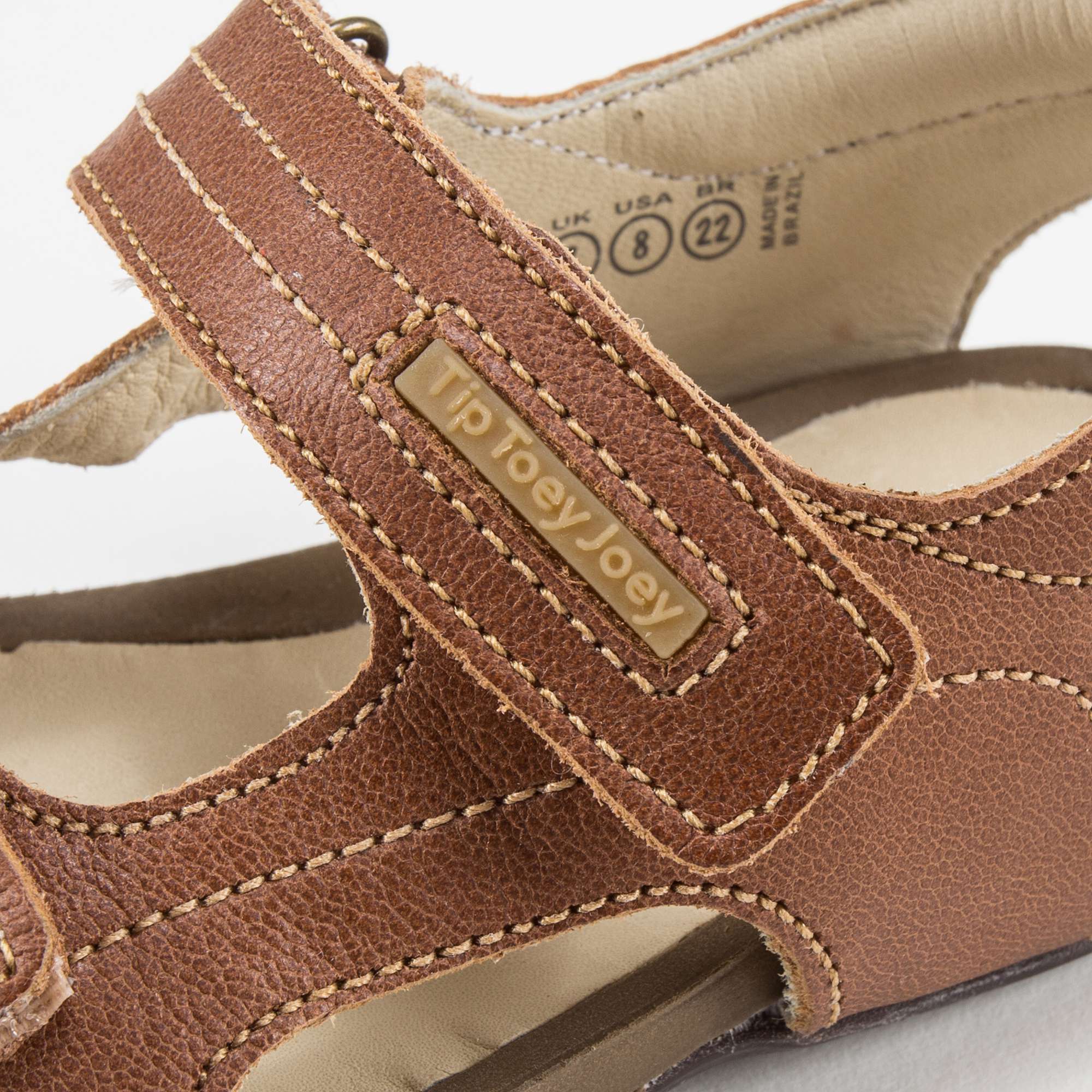 Boys Whisky Leather Sandal
